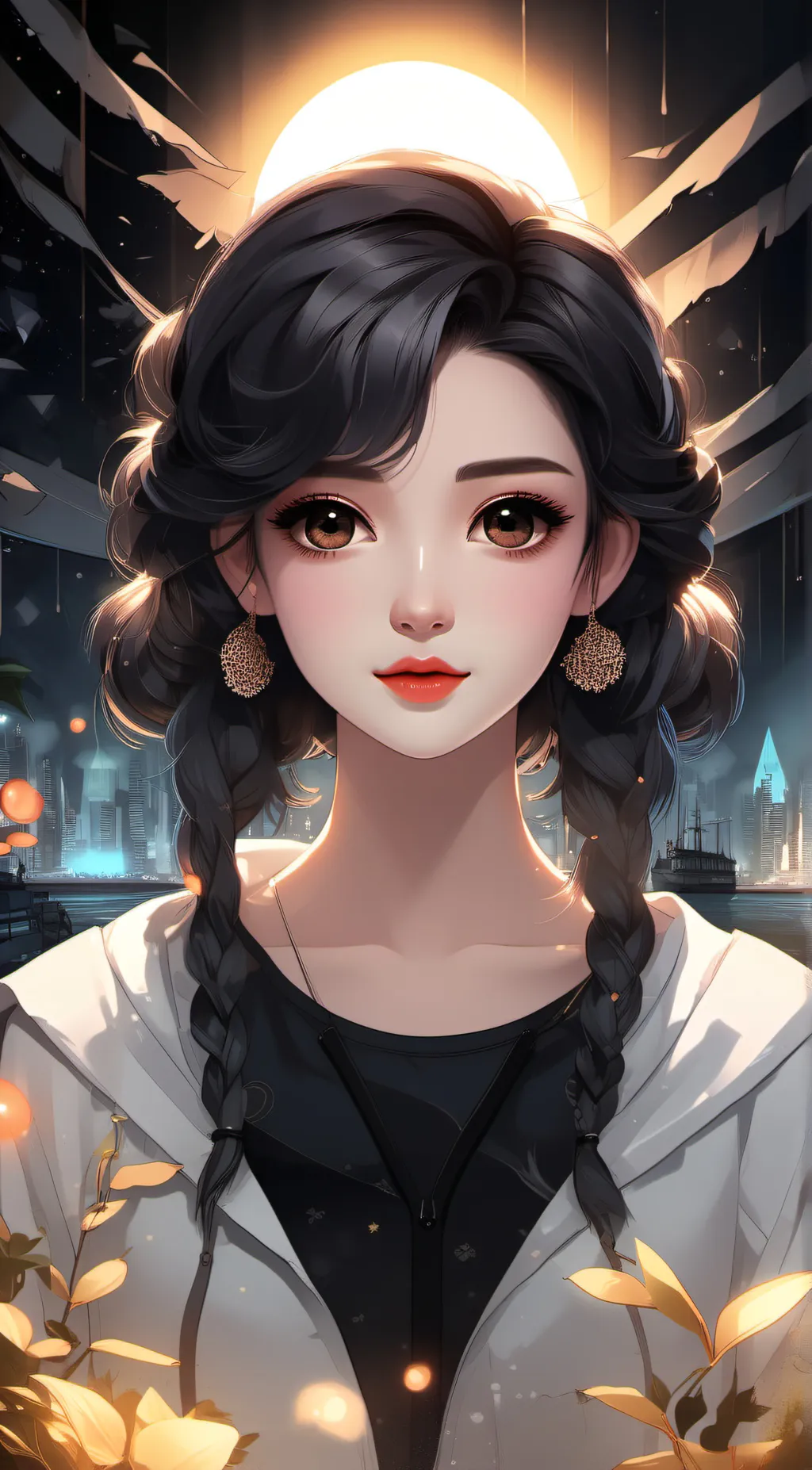 ai character:  leia background