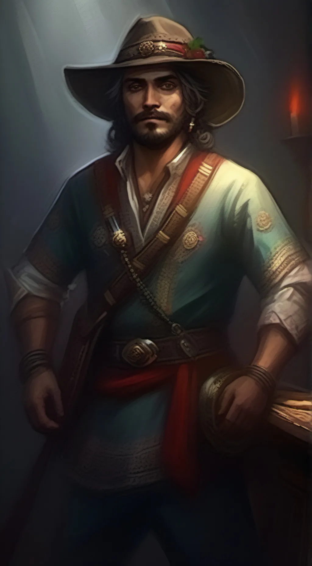 ai character: captain james background