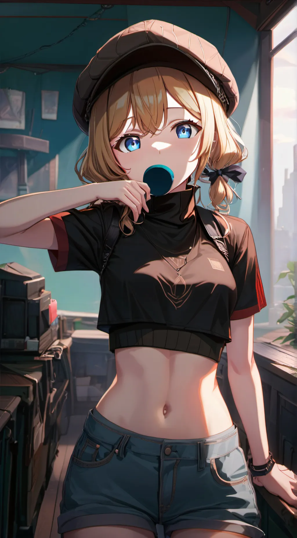 ai character: Maddie background