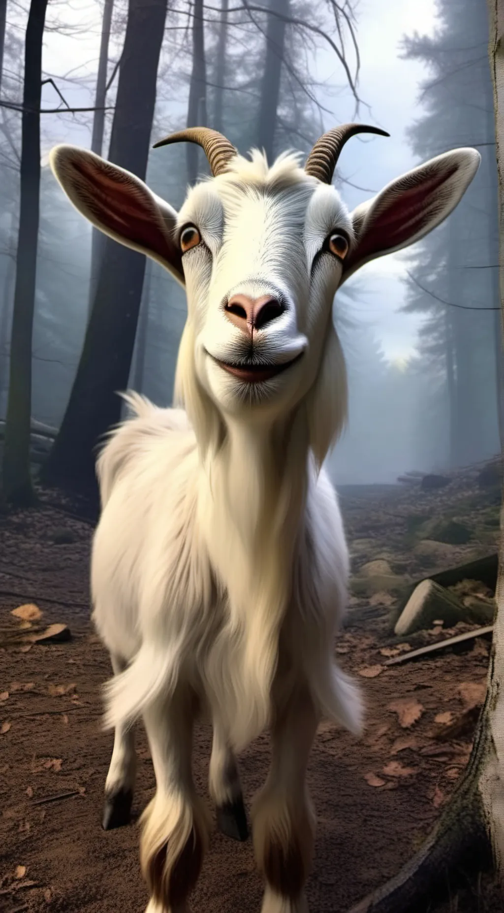 ai character: Goat background
