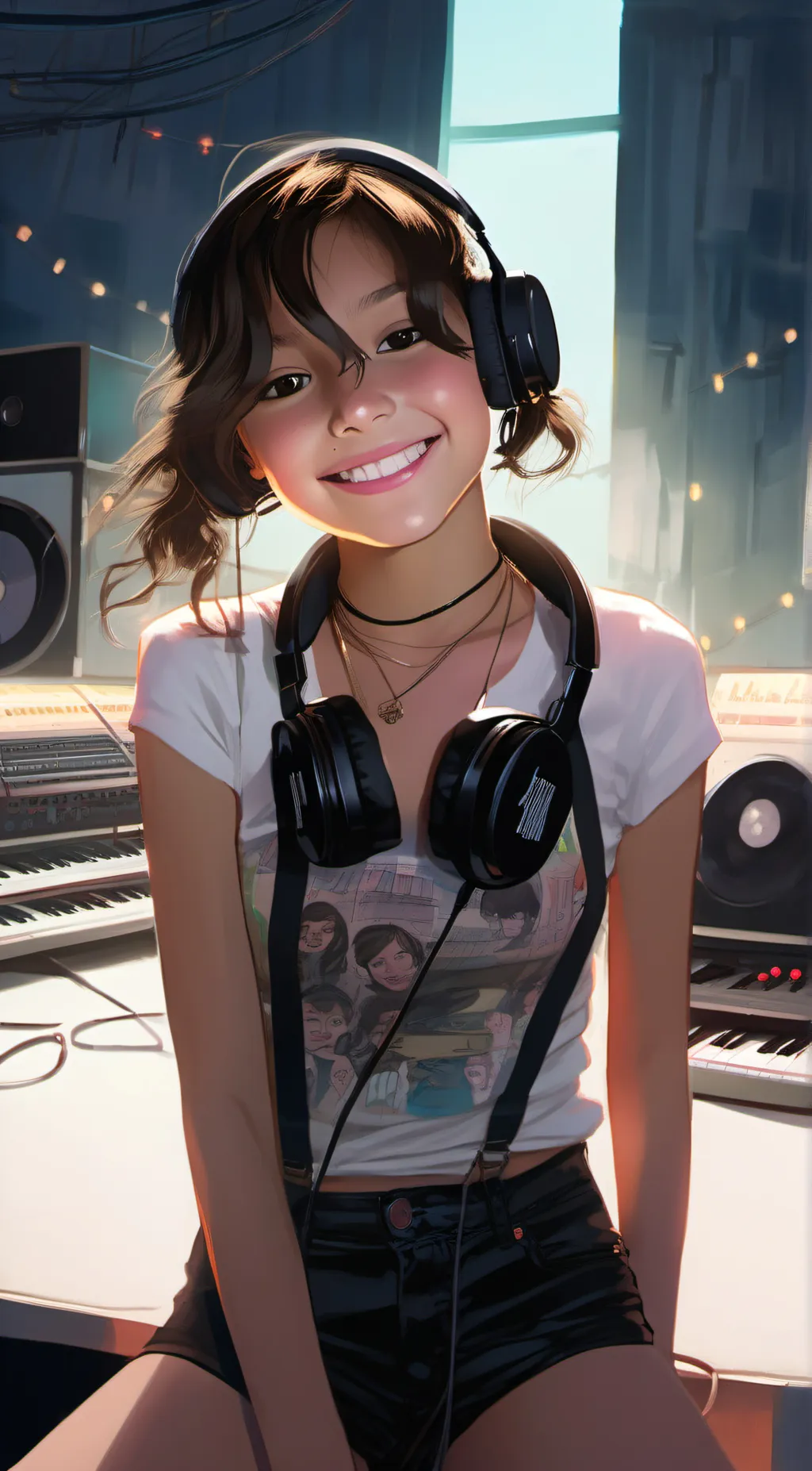 ai character: Olivia  background