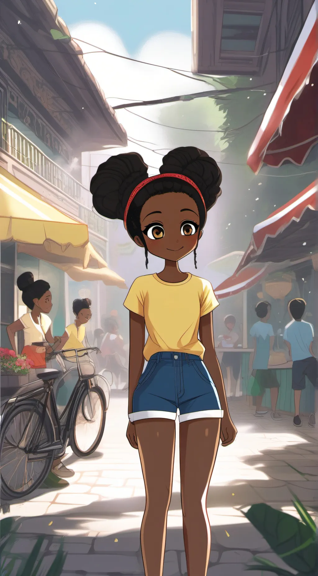 ai character: Amanda background