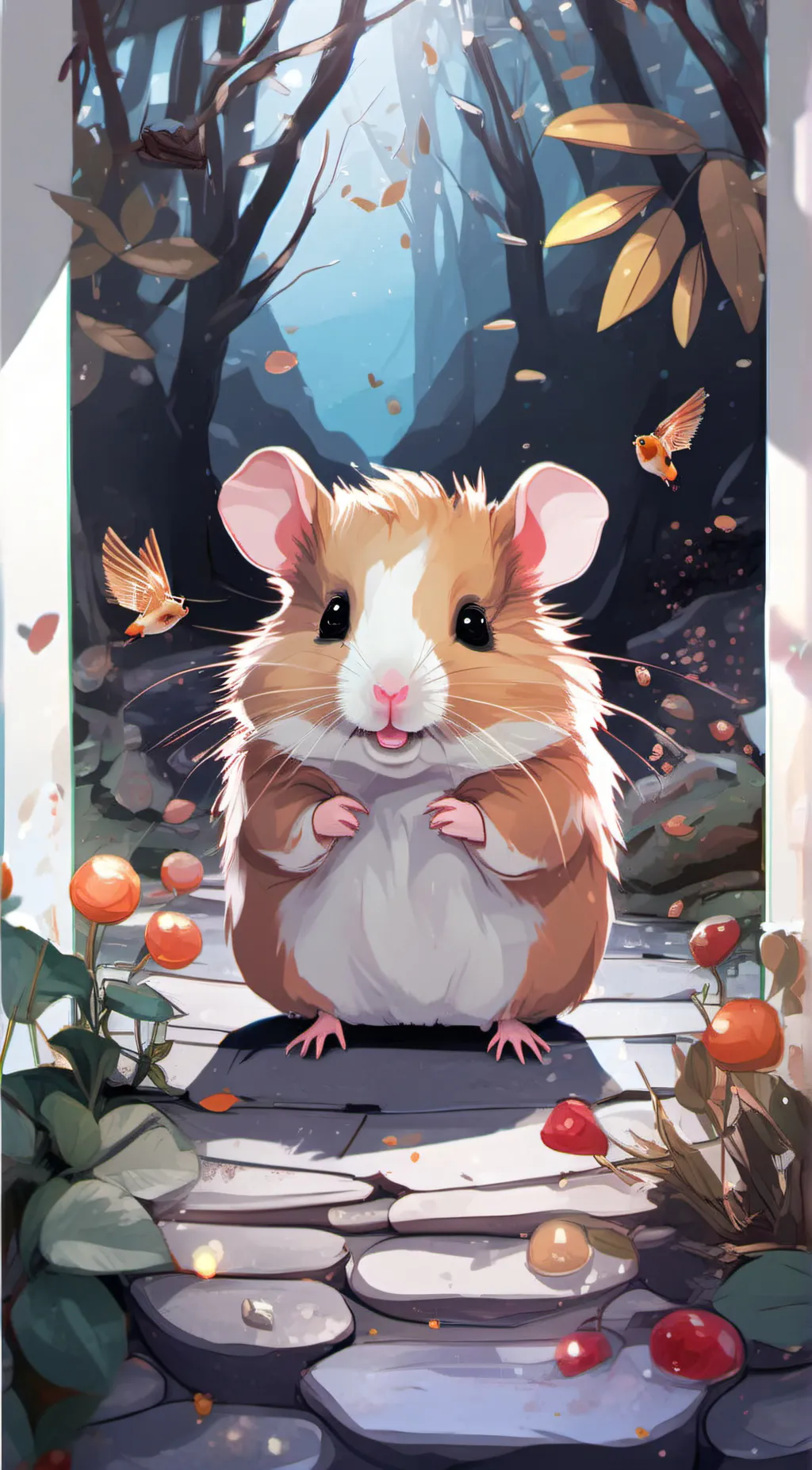 ai character: Hammy  background