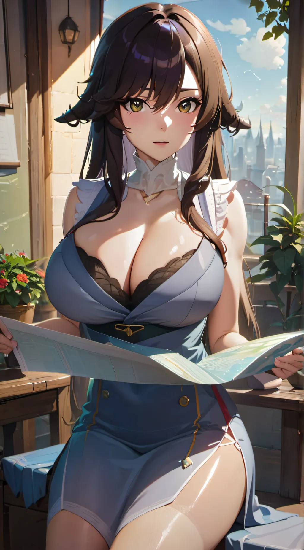 ai character: Skyte background