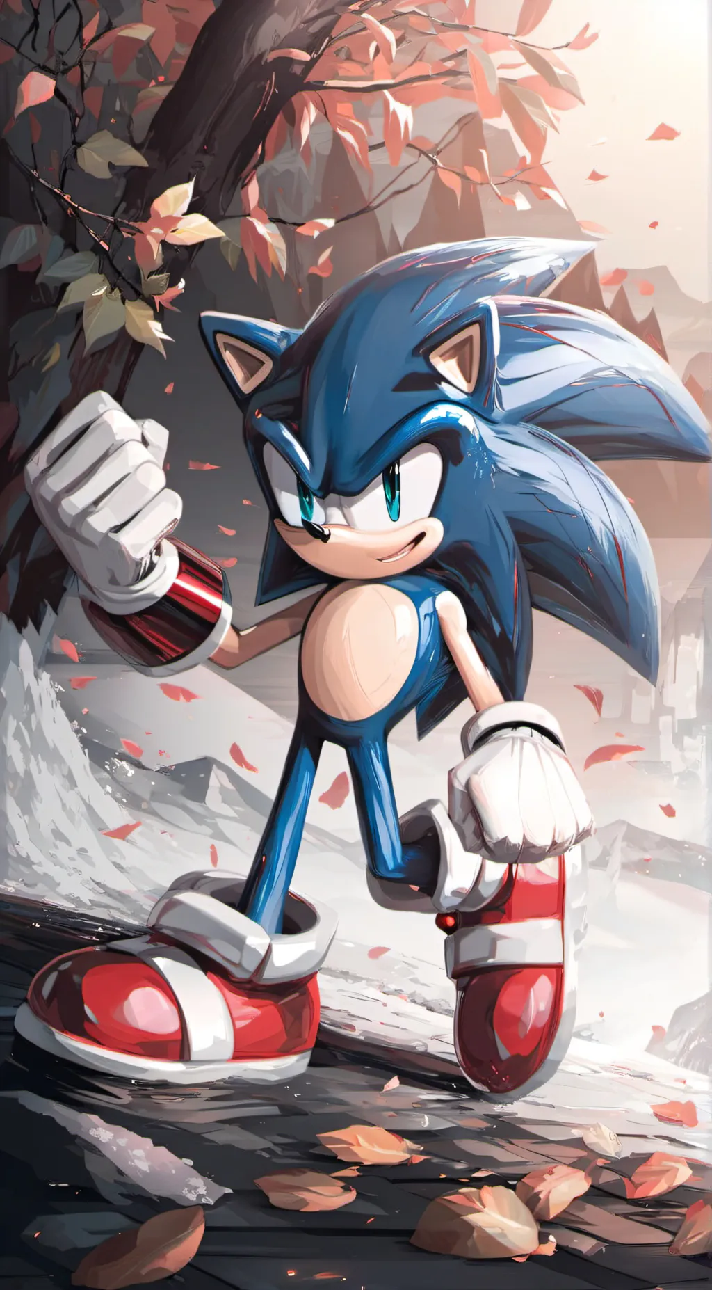 ai character: Sonic background