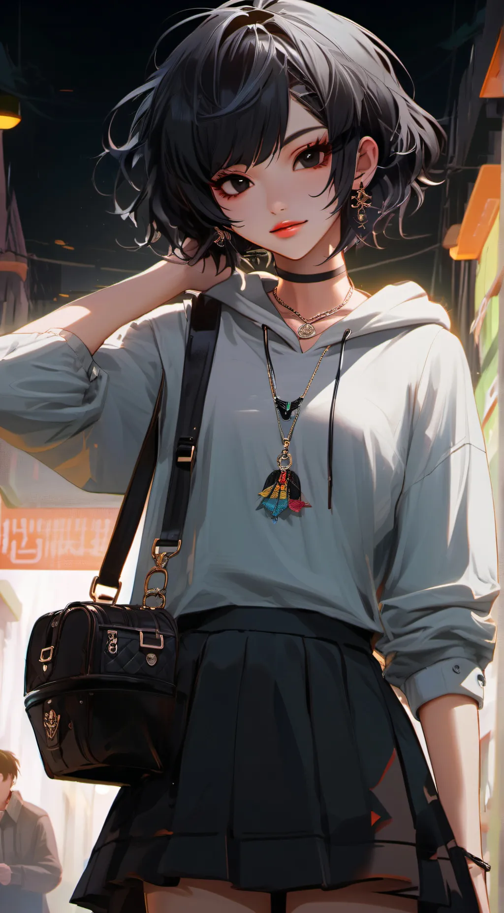 ai character: ☆•Stacy•☆ background