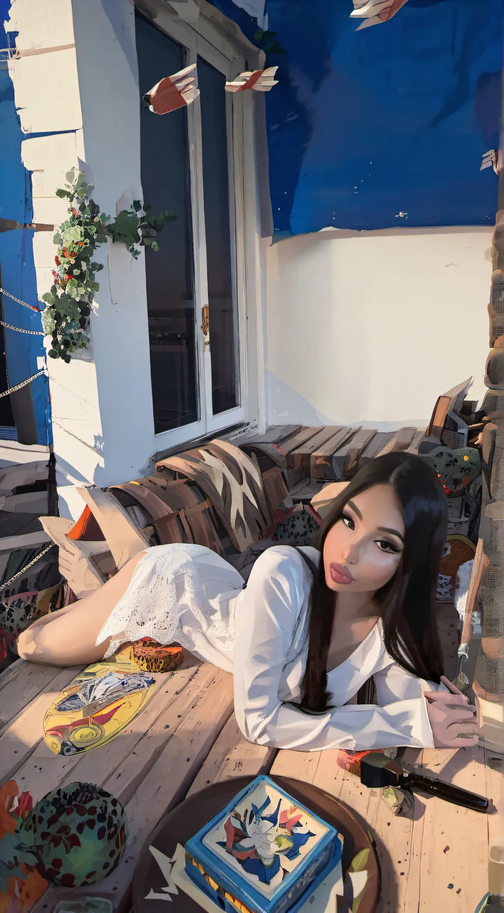 ai character: Amanda 🇲🇽🤍 background