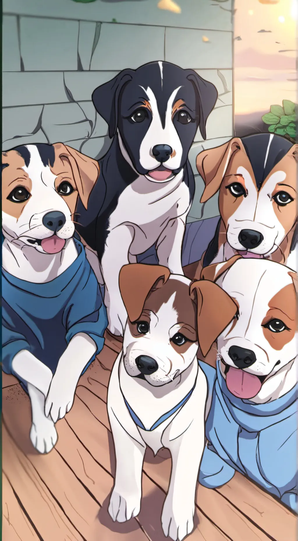 ai character: 🖕mio🖕 background