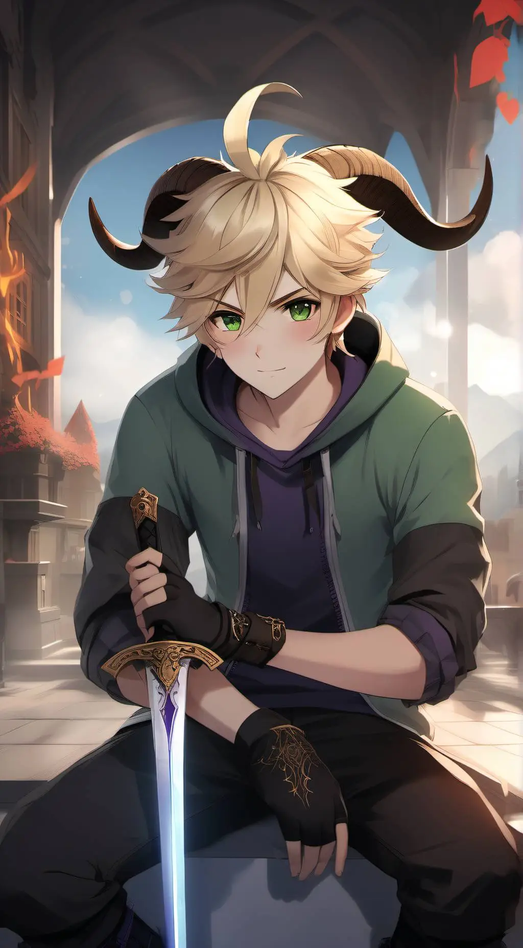 ai character: C! Dream background