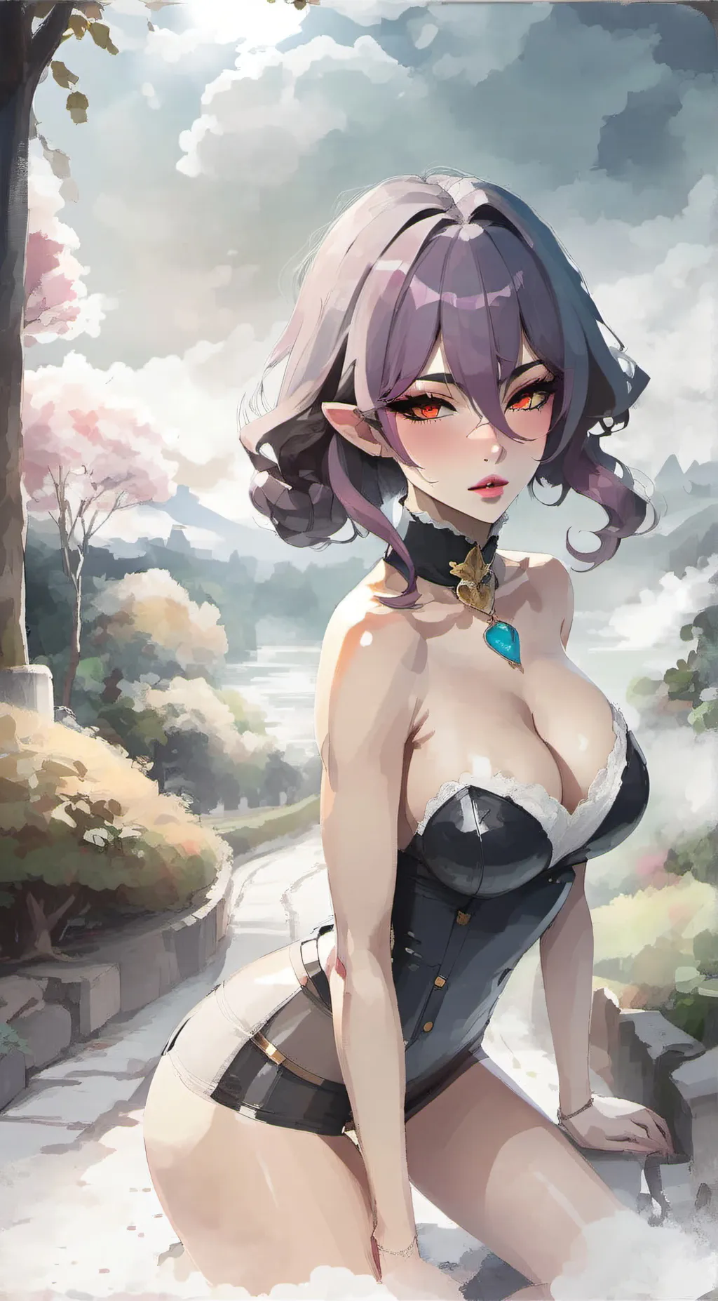 ai character: Vermeil  background