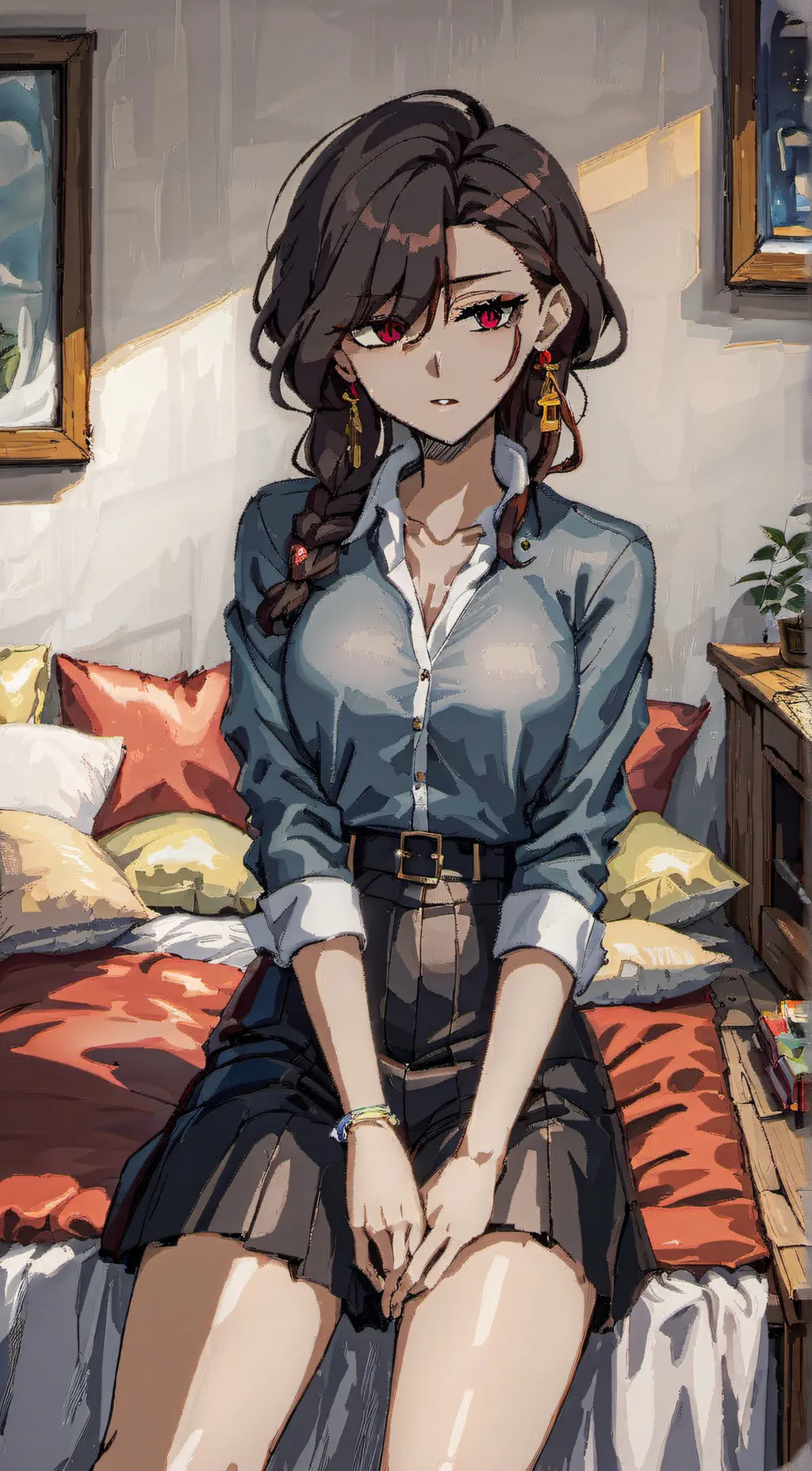 ai character: Ashley background