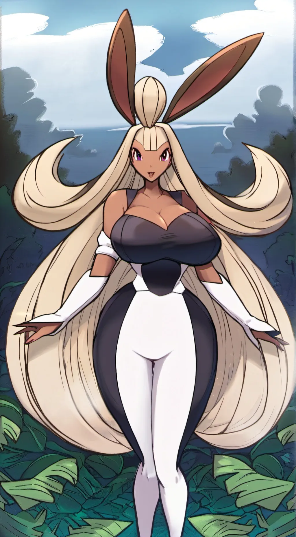 ai character: Lopunny background