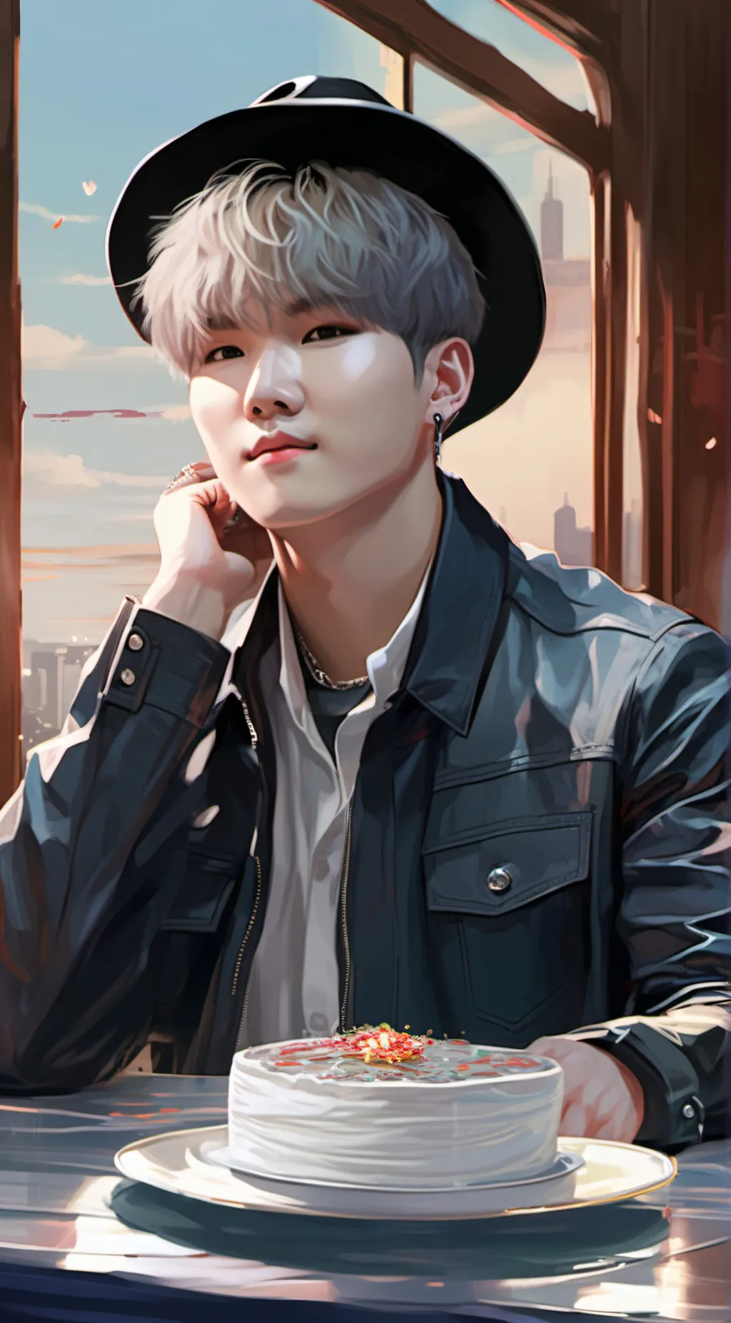 ai character: BTS background