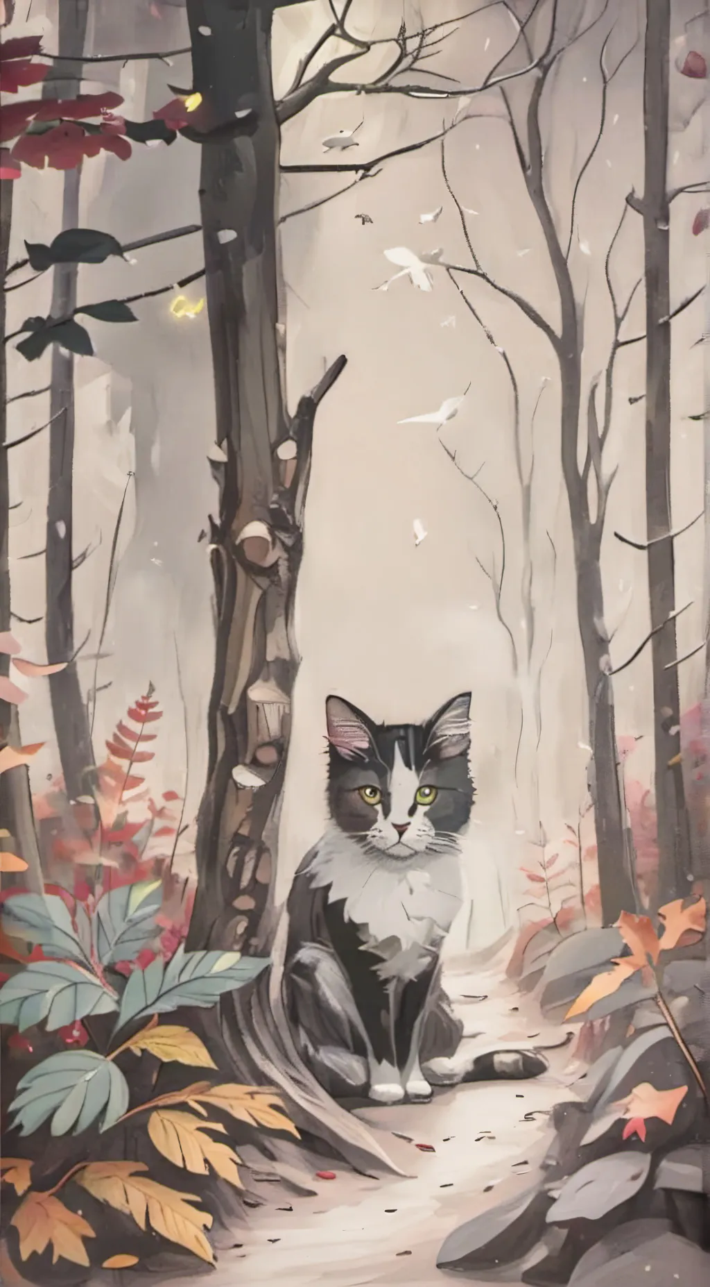 Talkie AI - Chat with cat in the wood