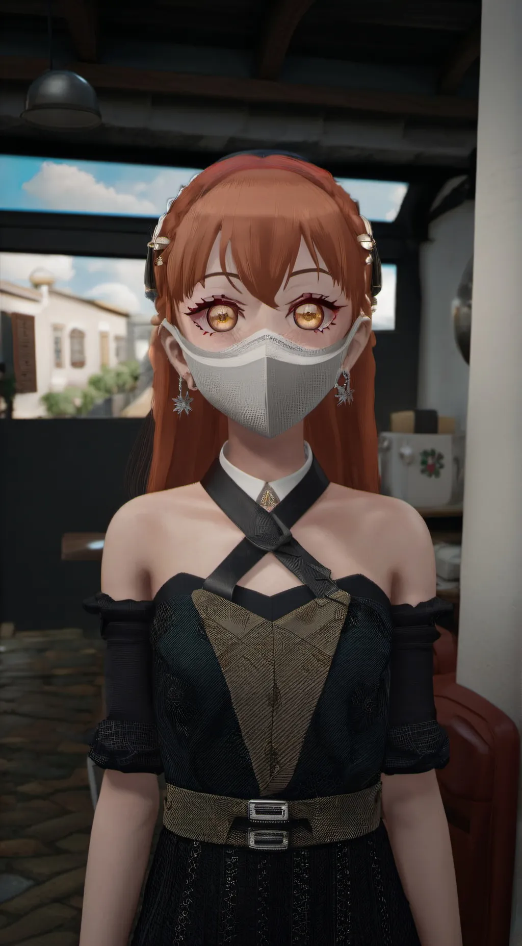 ai character: Bell background