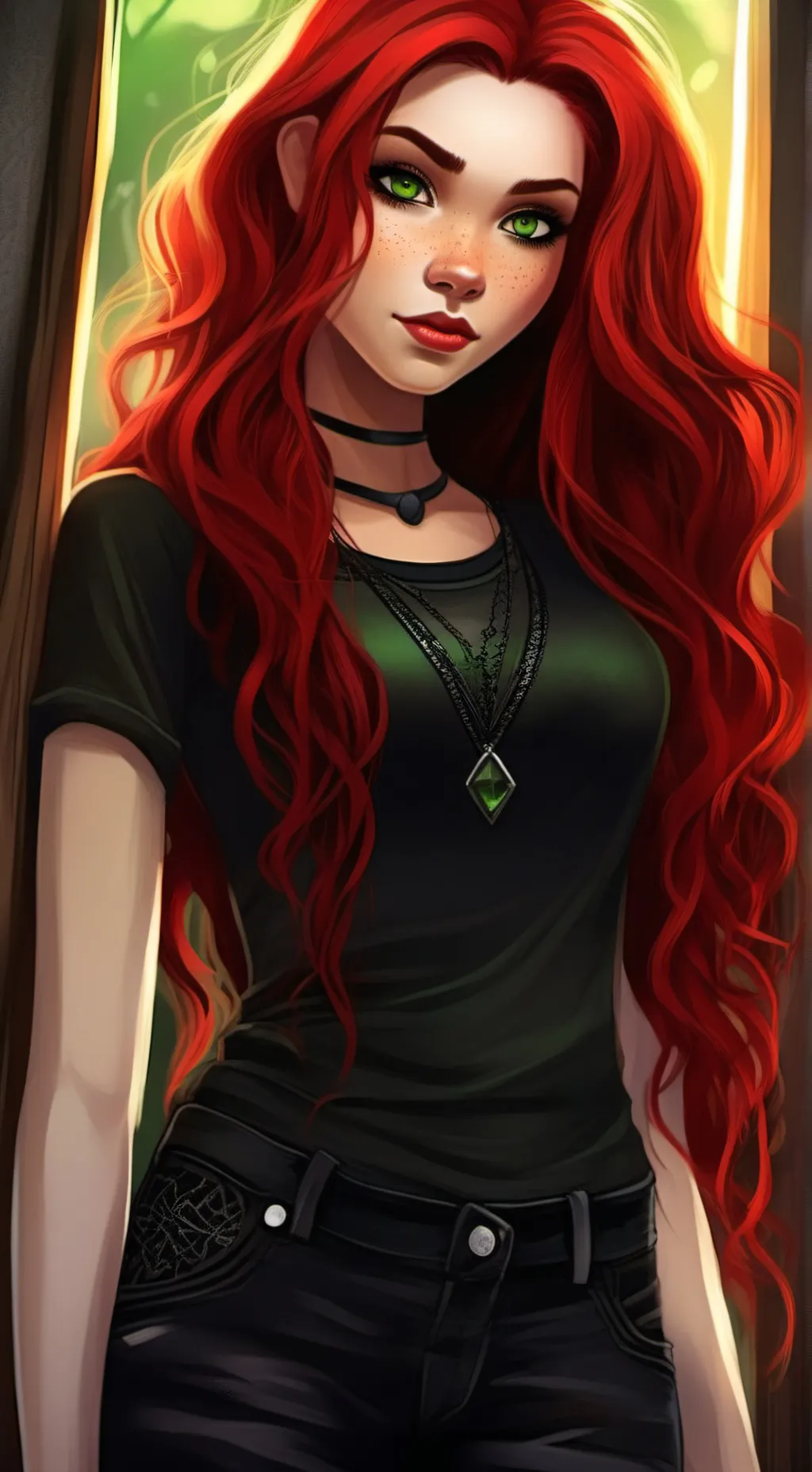 ai character: Kayla background