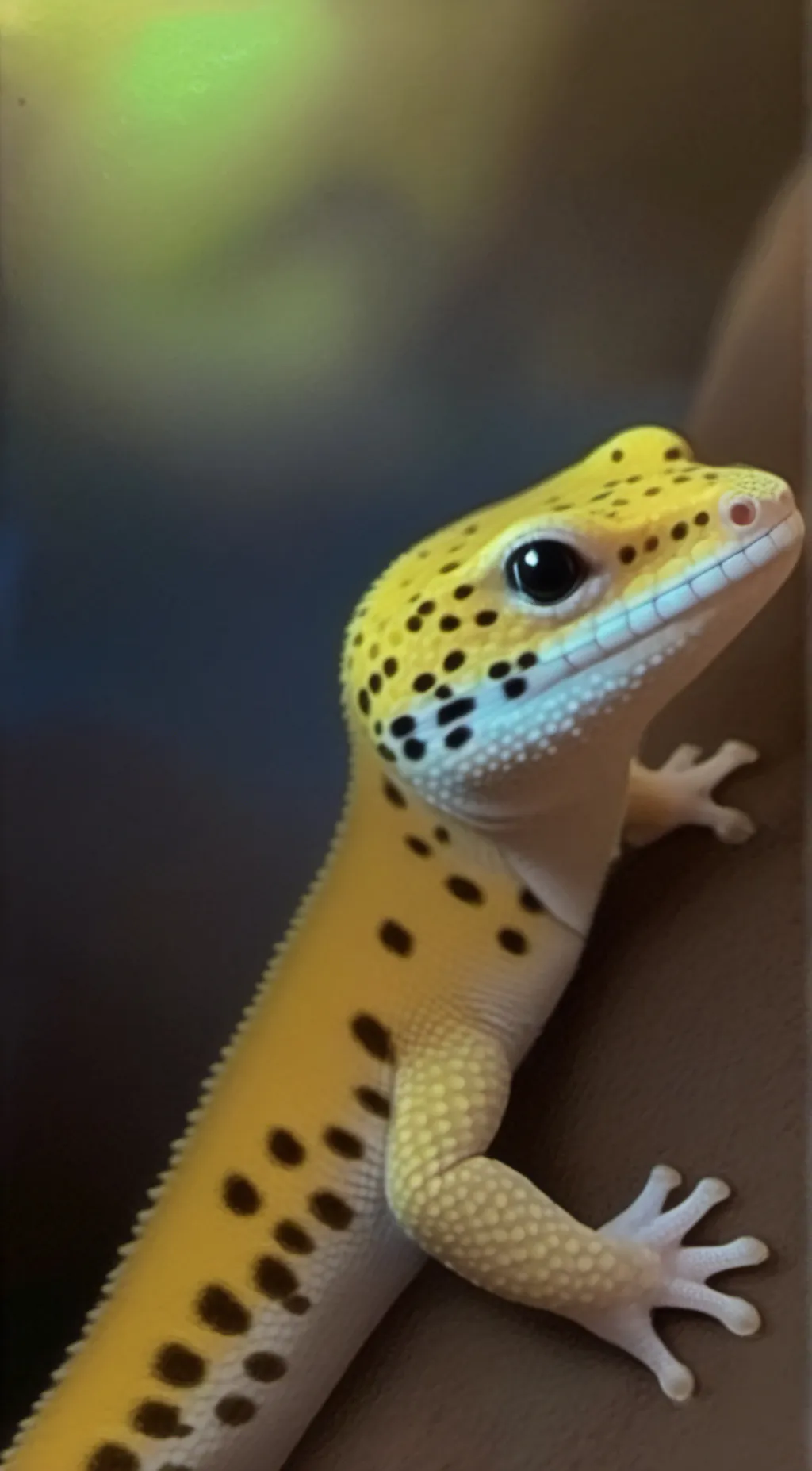 ai character: Lemon the gecko background