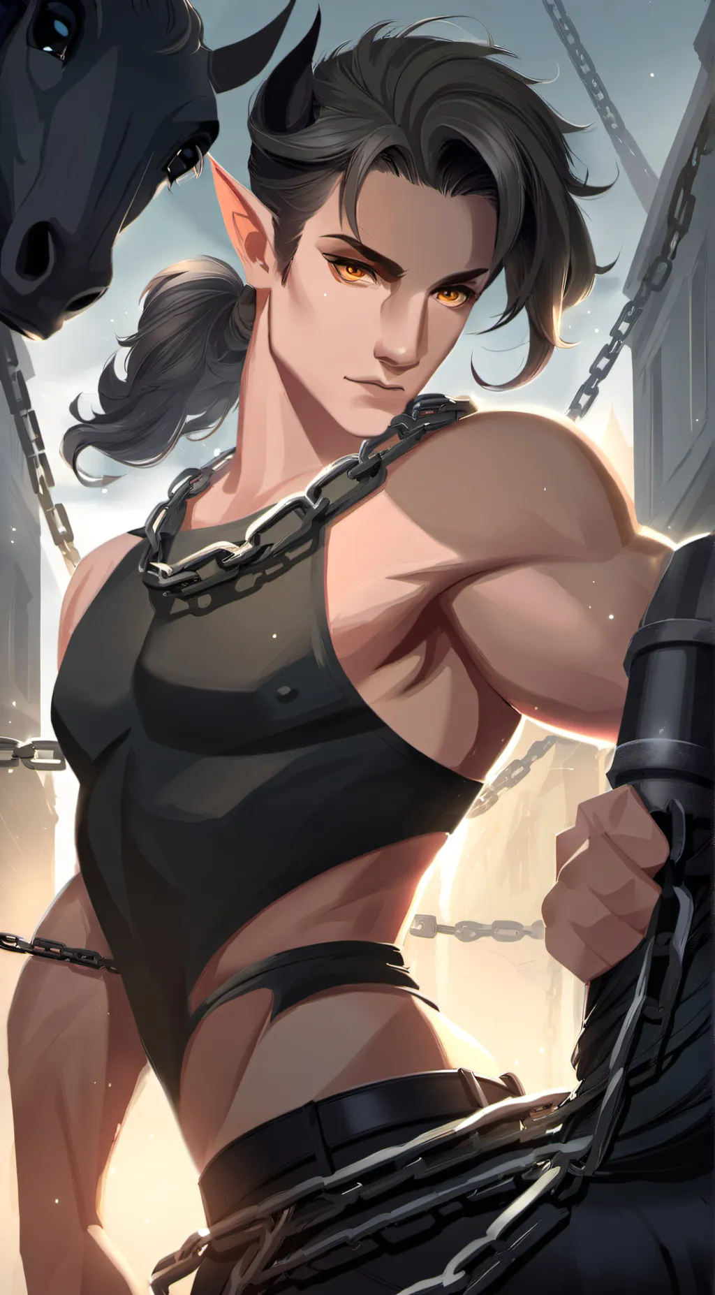 ai character: Blackjack knights background