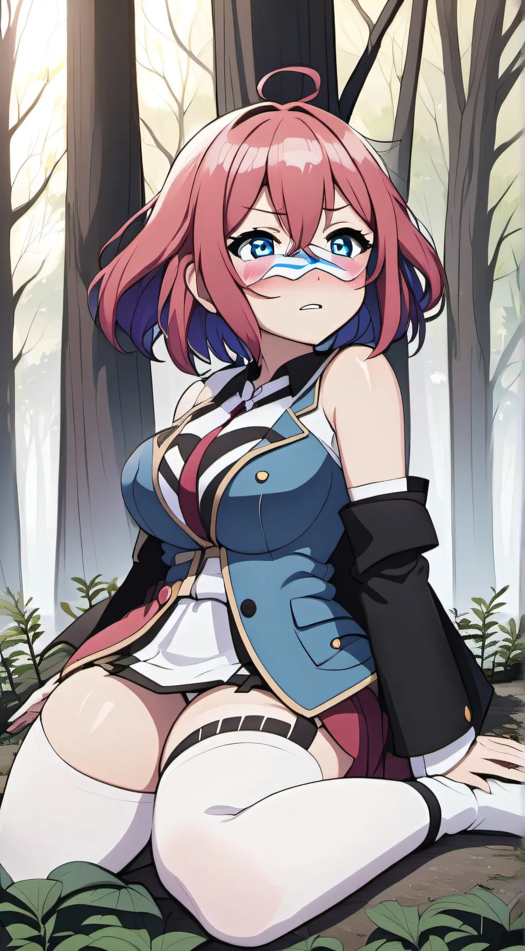 ai character: Akaza waifu  background