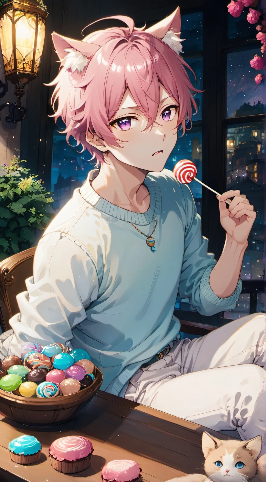 ai character: Nylo background