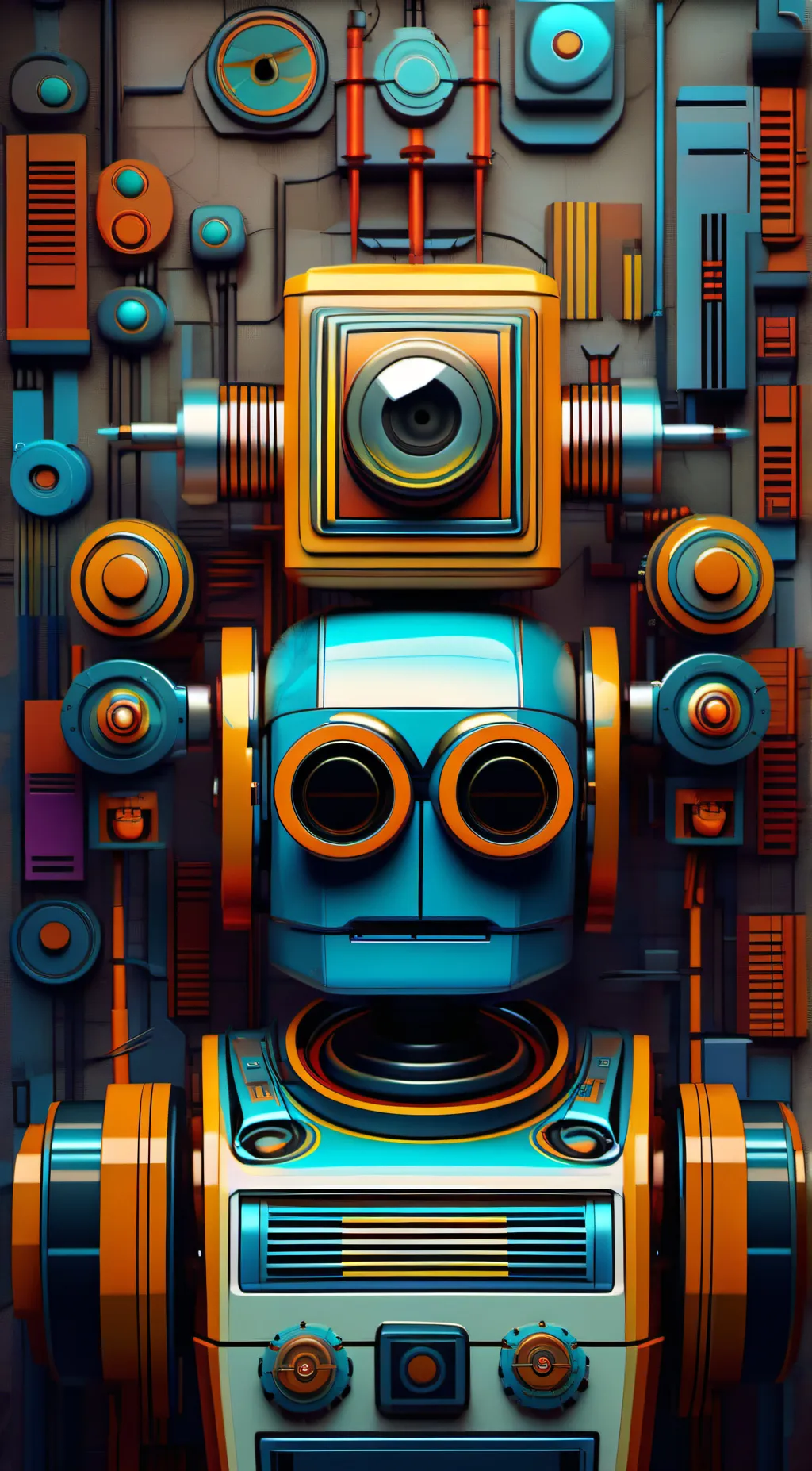 ai character: Robot background