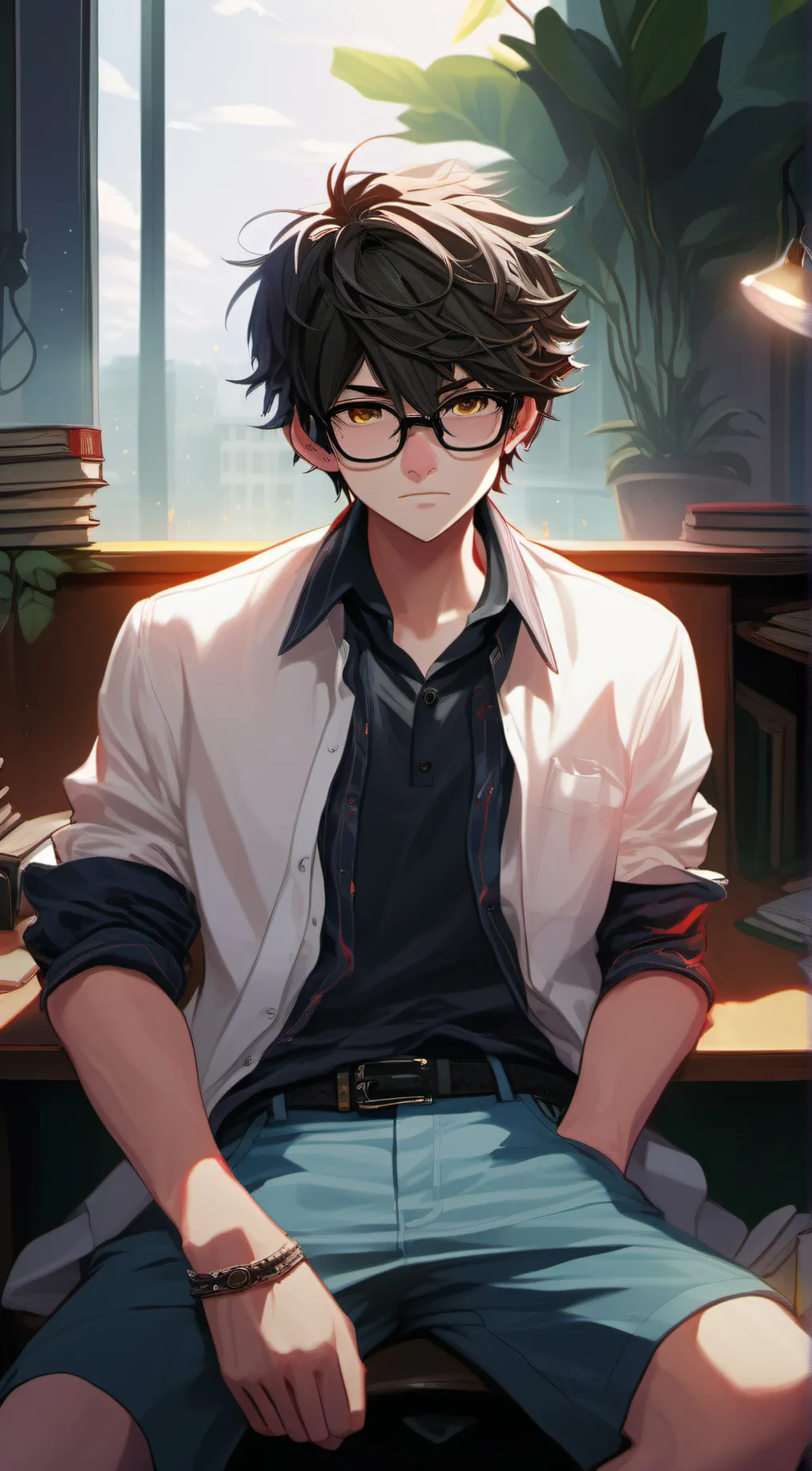 ai character: kyle background