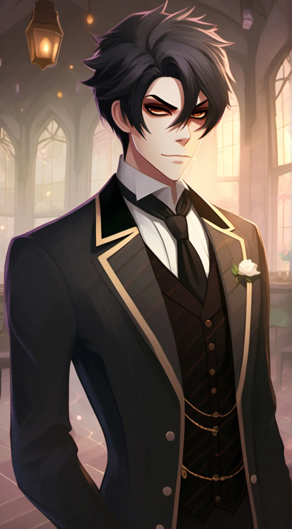 ai character: Jackson Afton  background