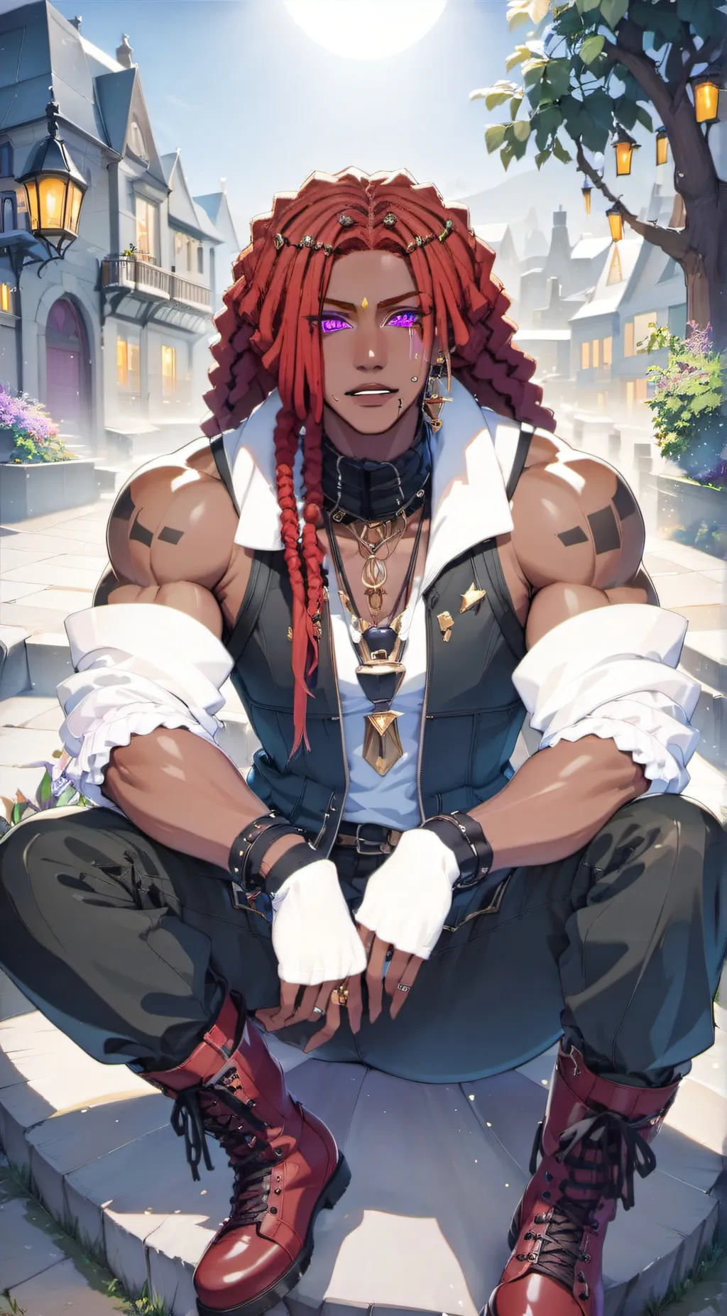 ai character: Knuckles ((Human)) background