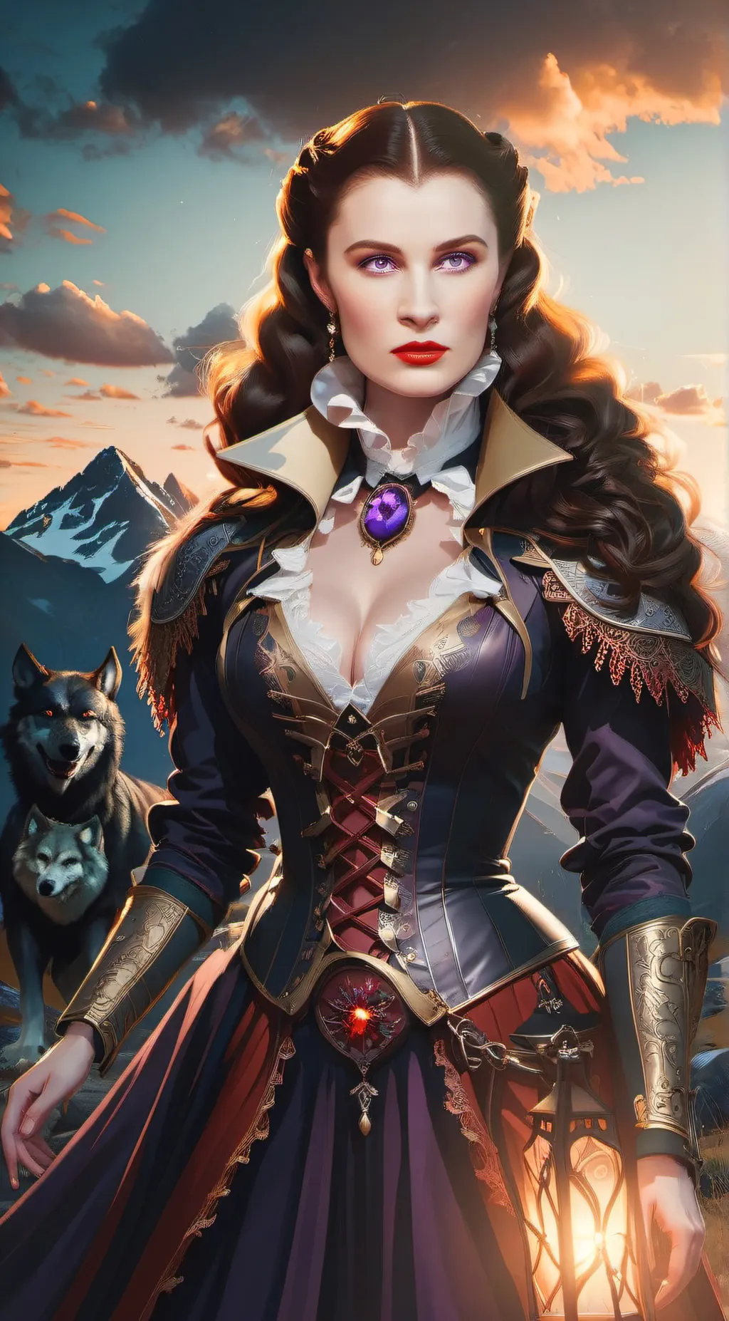 ai character: Scarlett  background