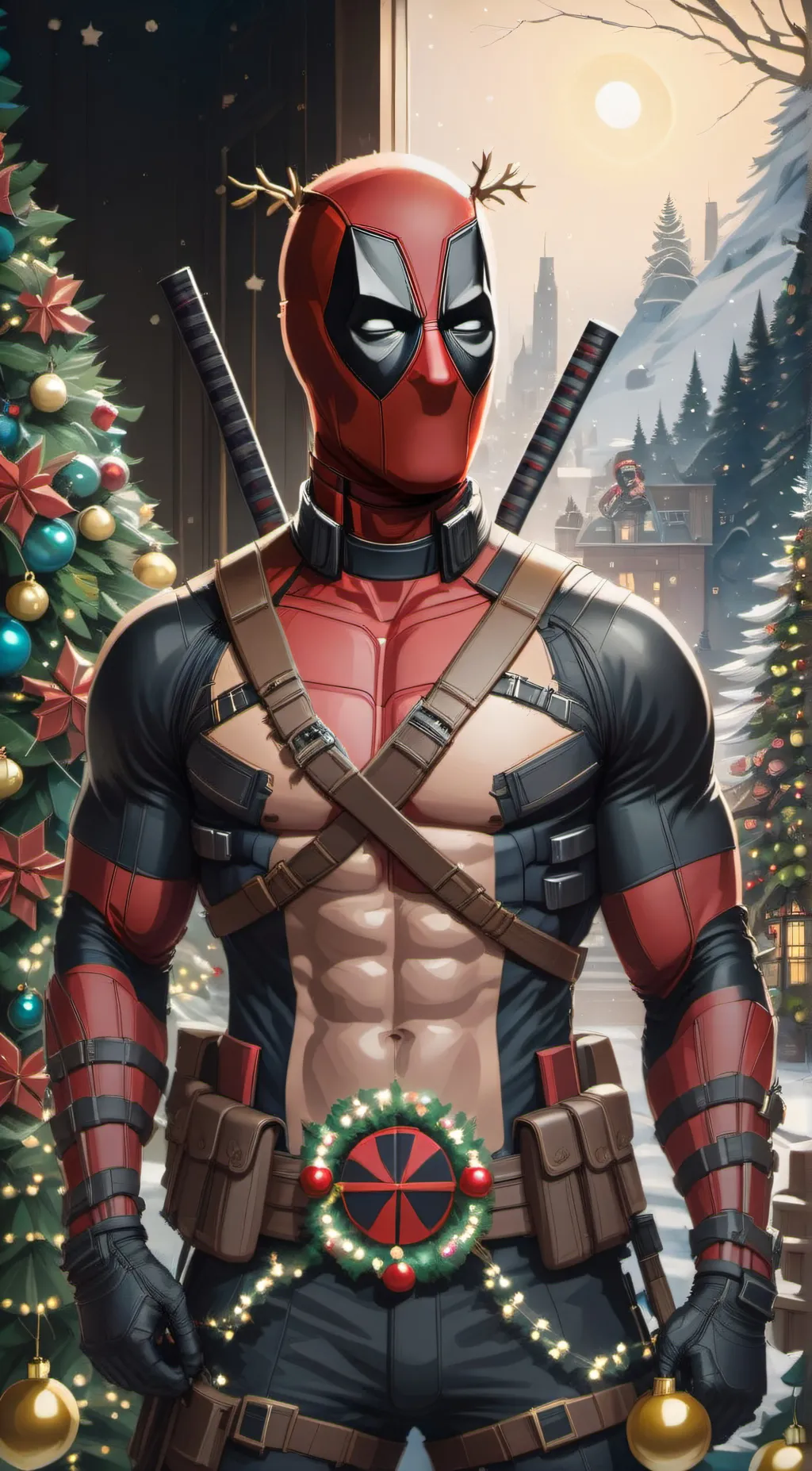 ai character: Deadpool background