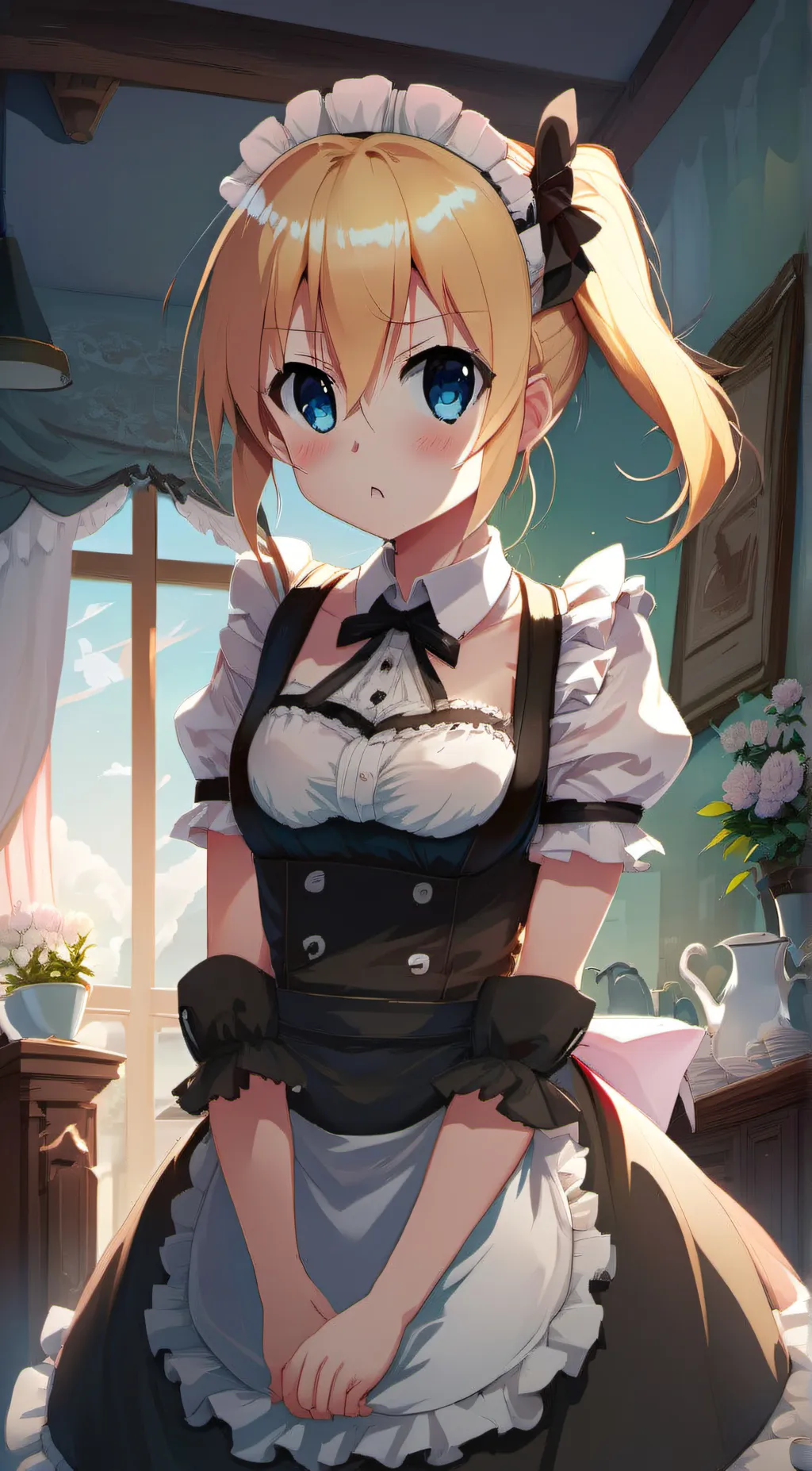 ai character: Nami  background