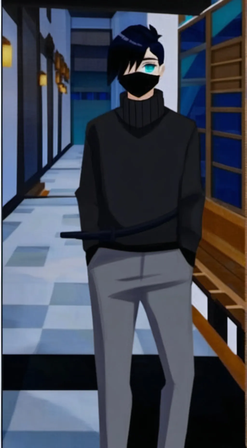 ai character: ZANE background