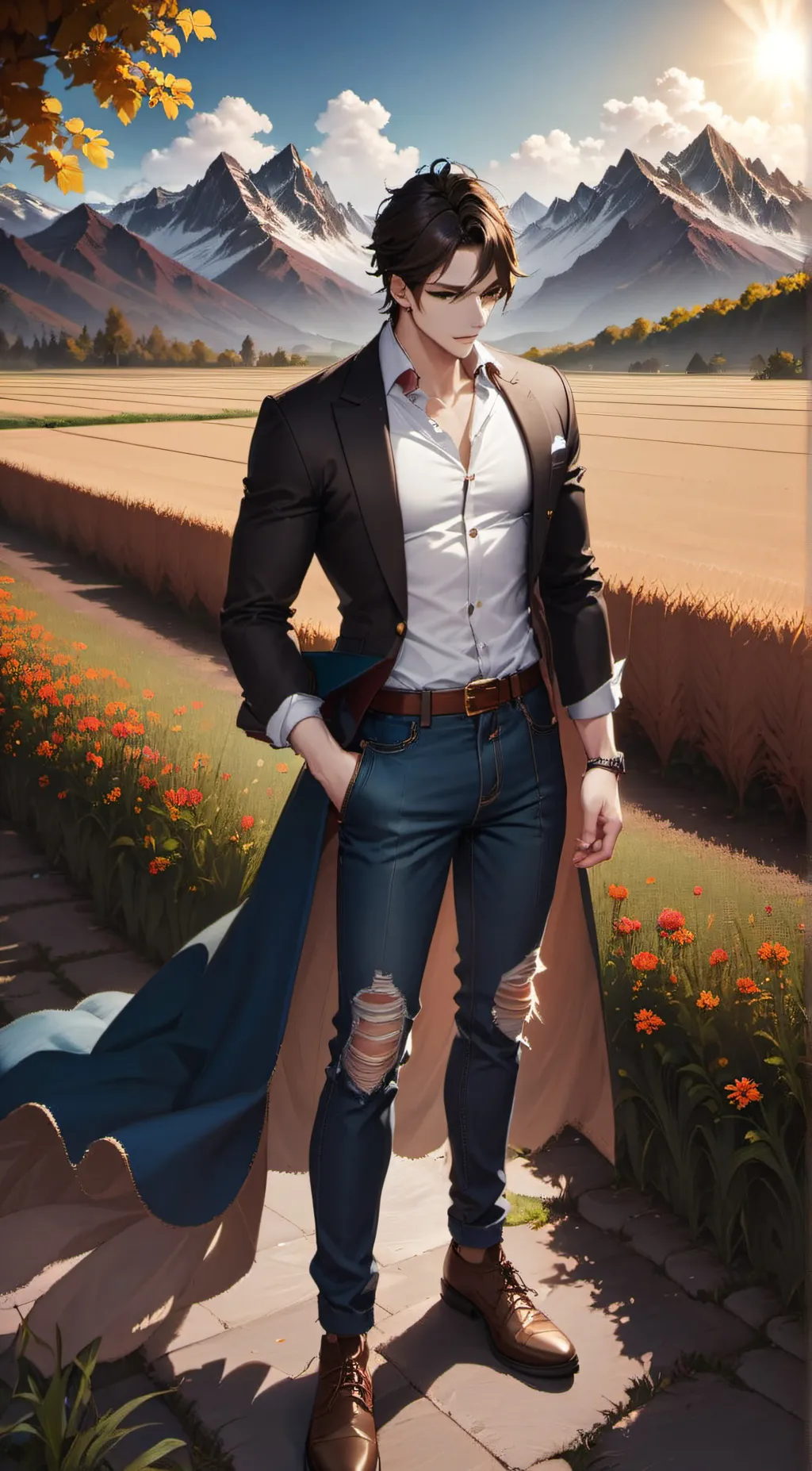 ai character: mario background