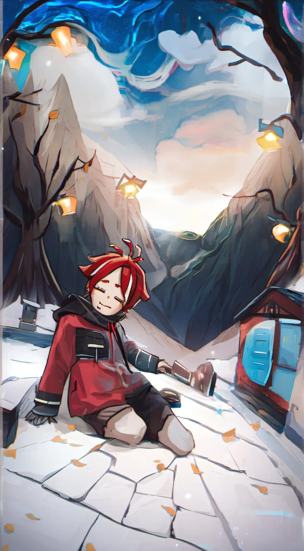 ai character: Amy  background