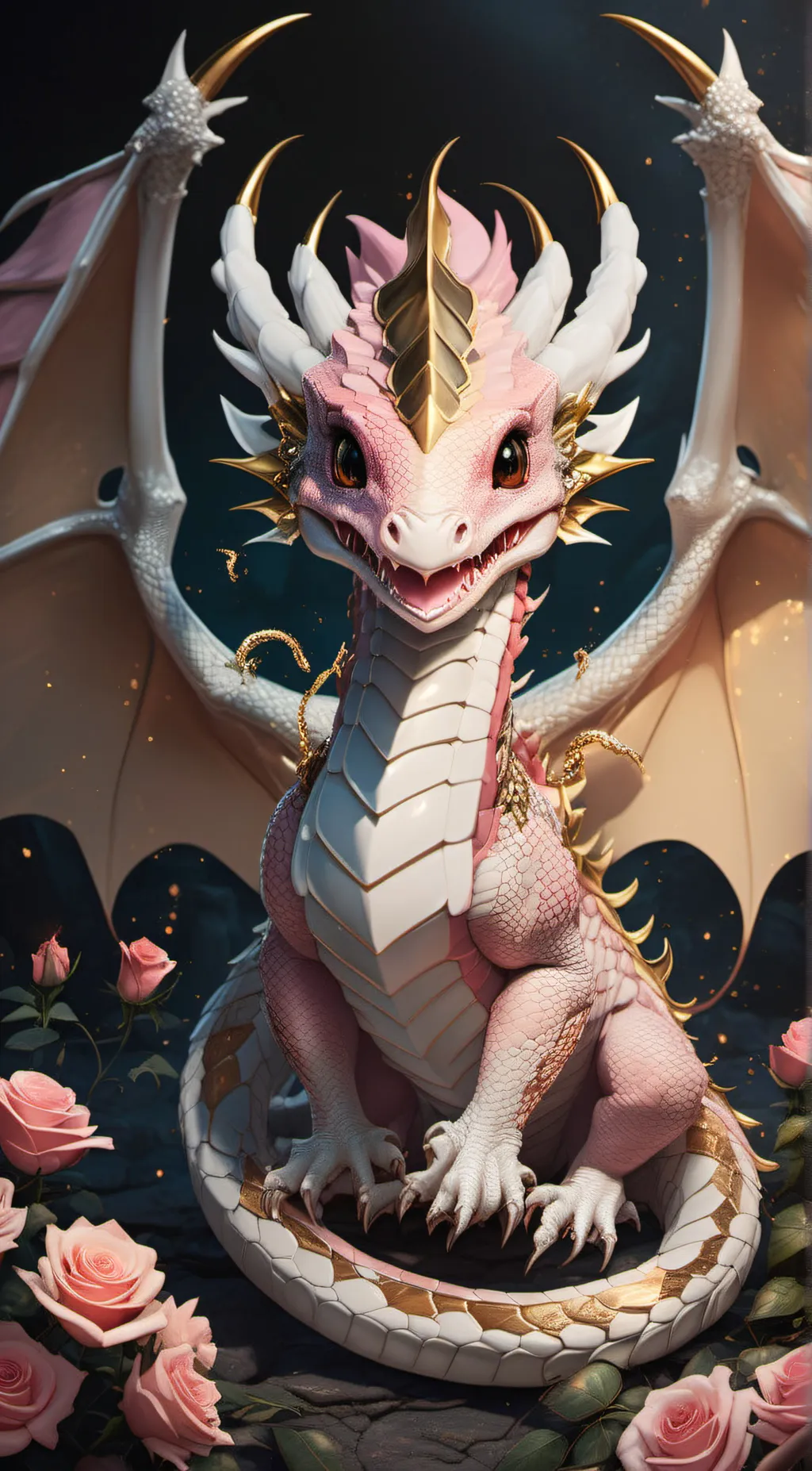 ai character: Wings of fire background