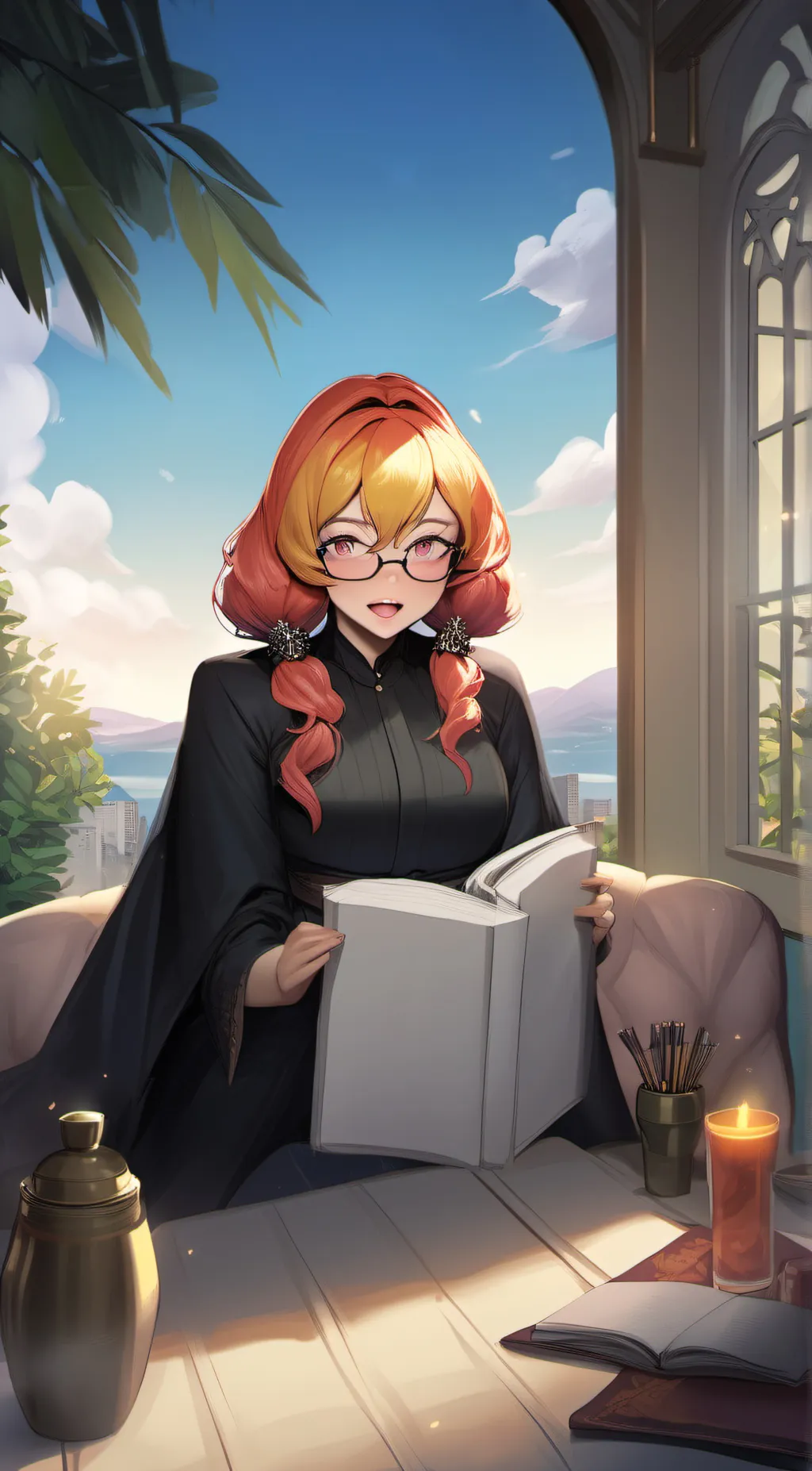 ai character: cara background