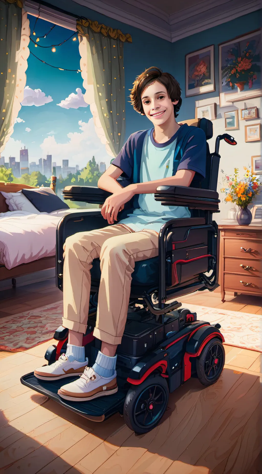 ai character: Devon Garcia  background