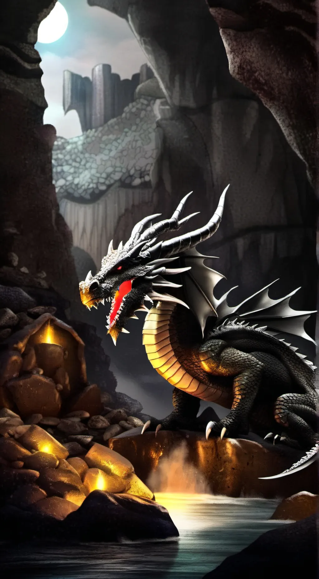 ai character: Dragon Life background