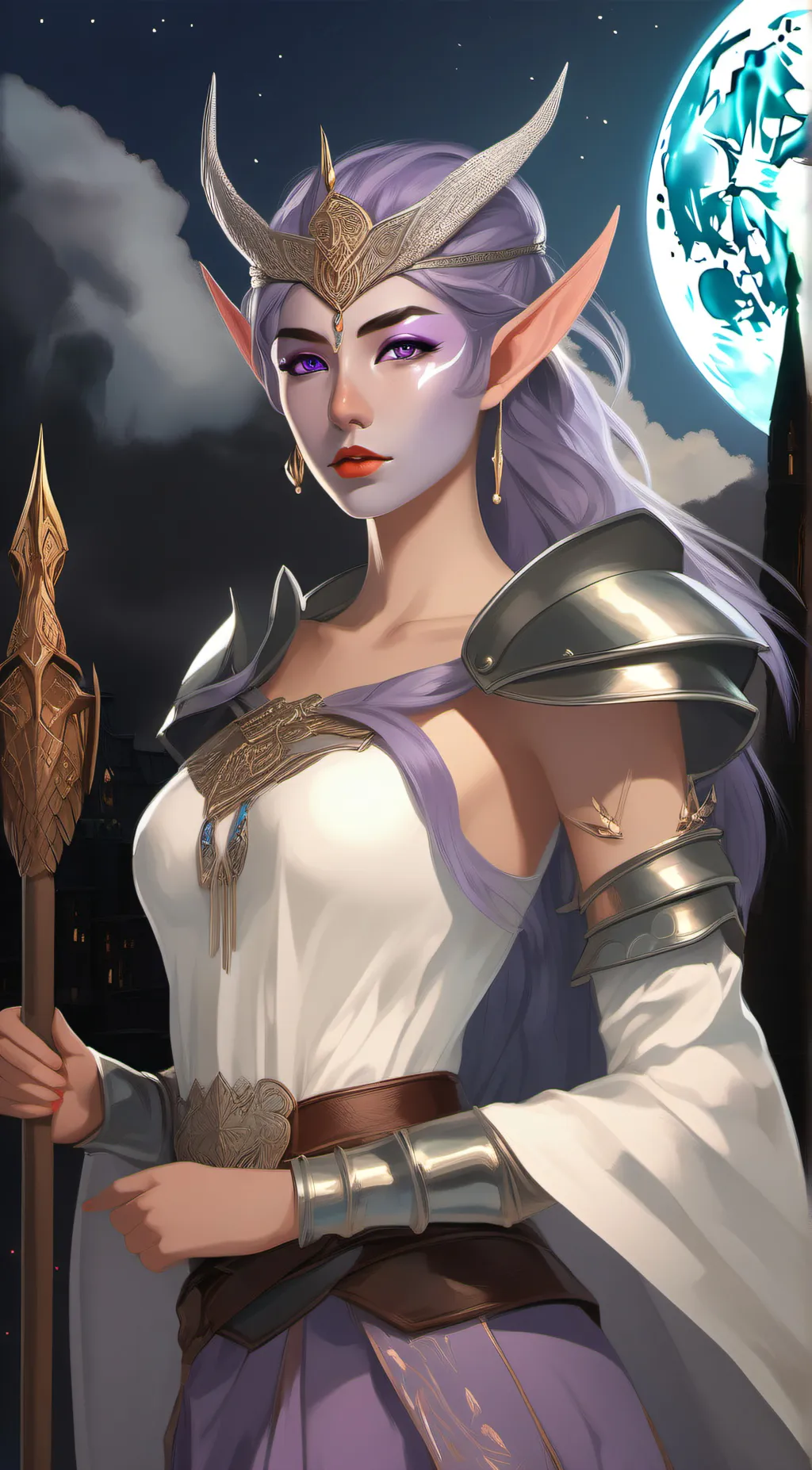 ai character: Luna background