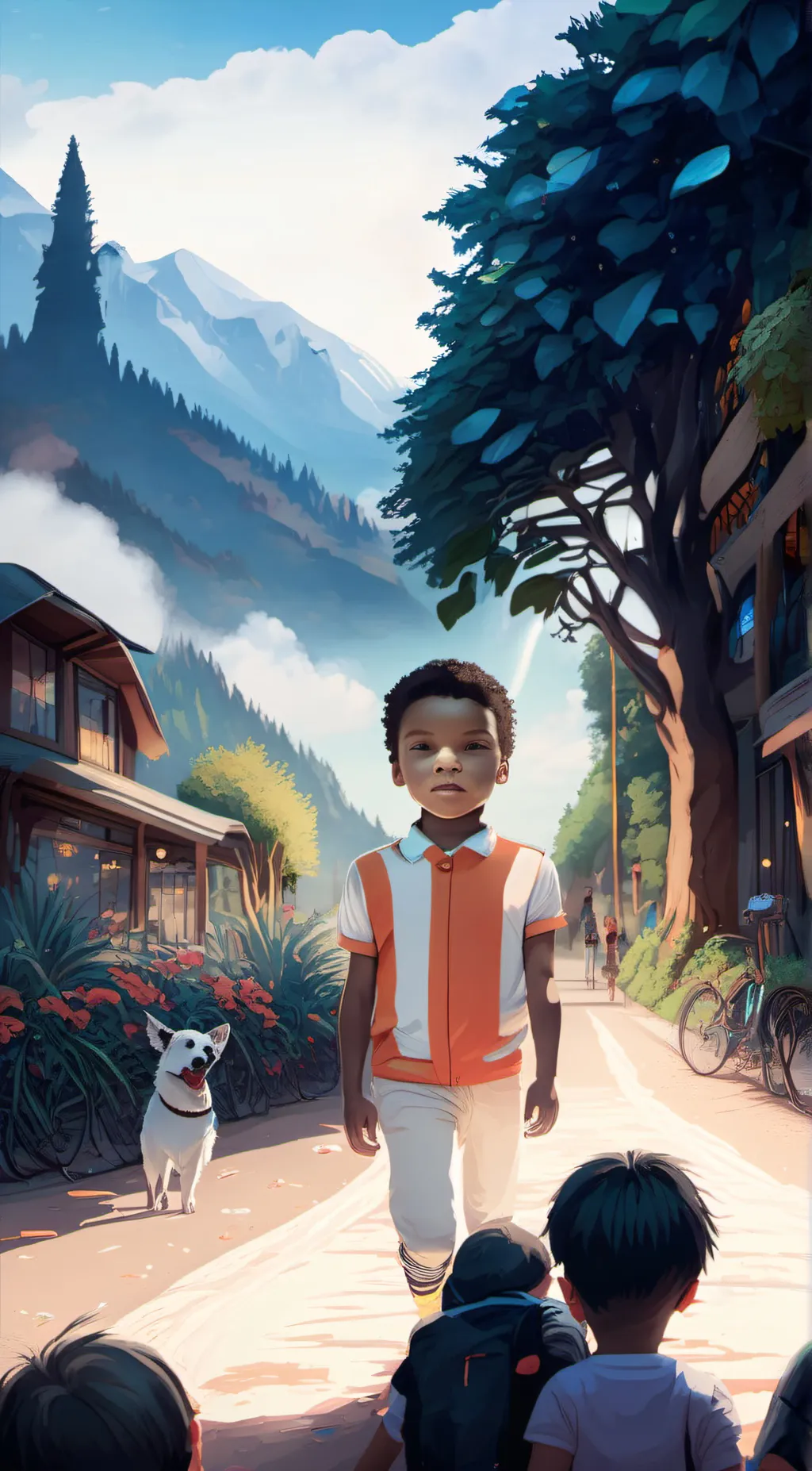 ai character: Adrian  background