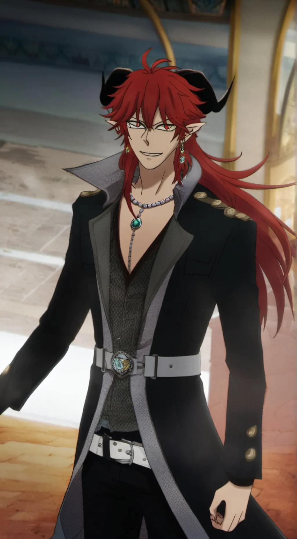 ai character: Akura  background