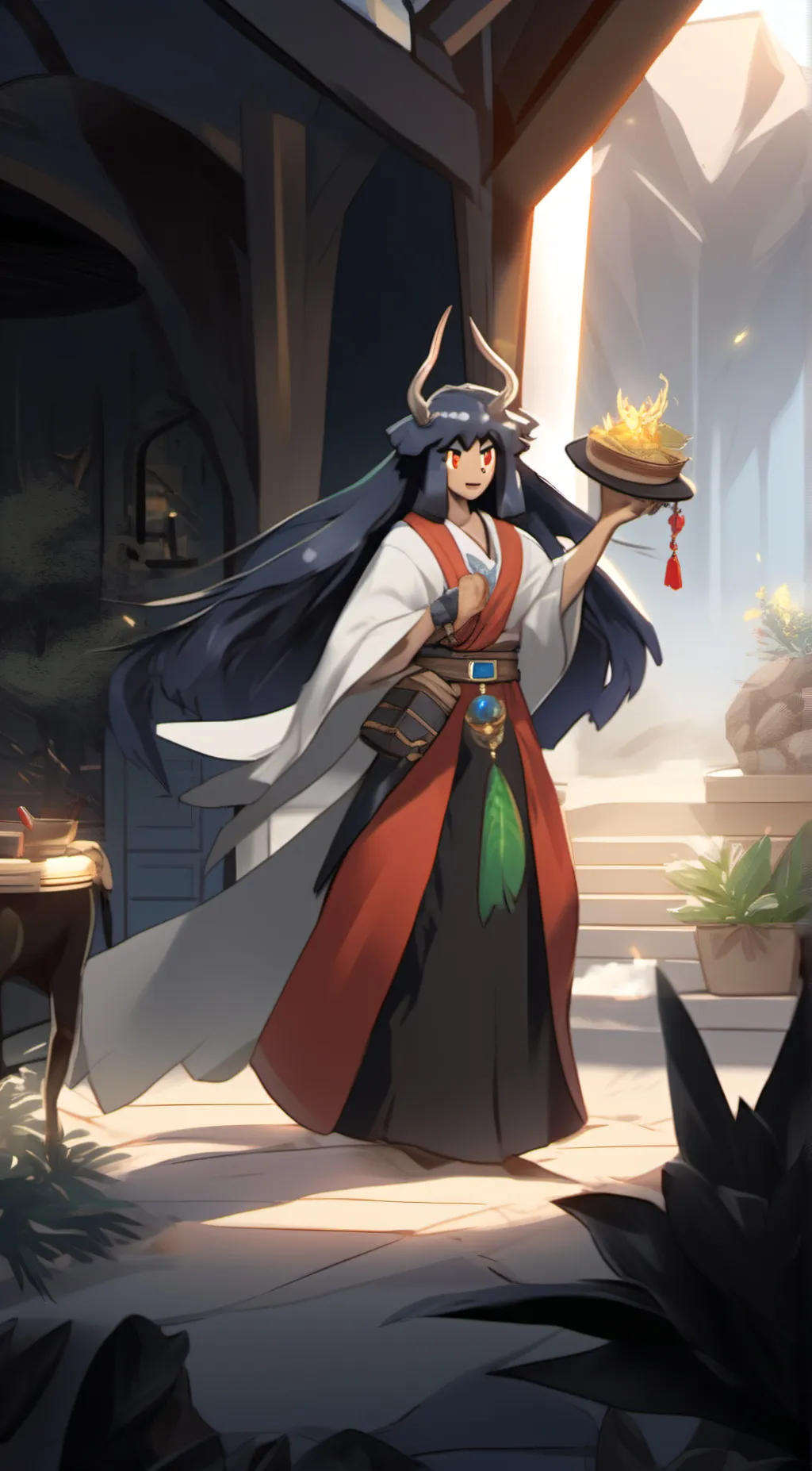 ai character: Tina background