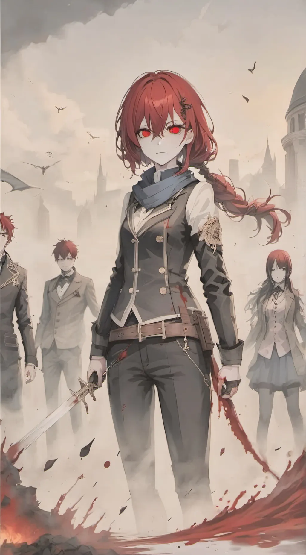 ai character: Demon Miyako background