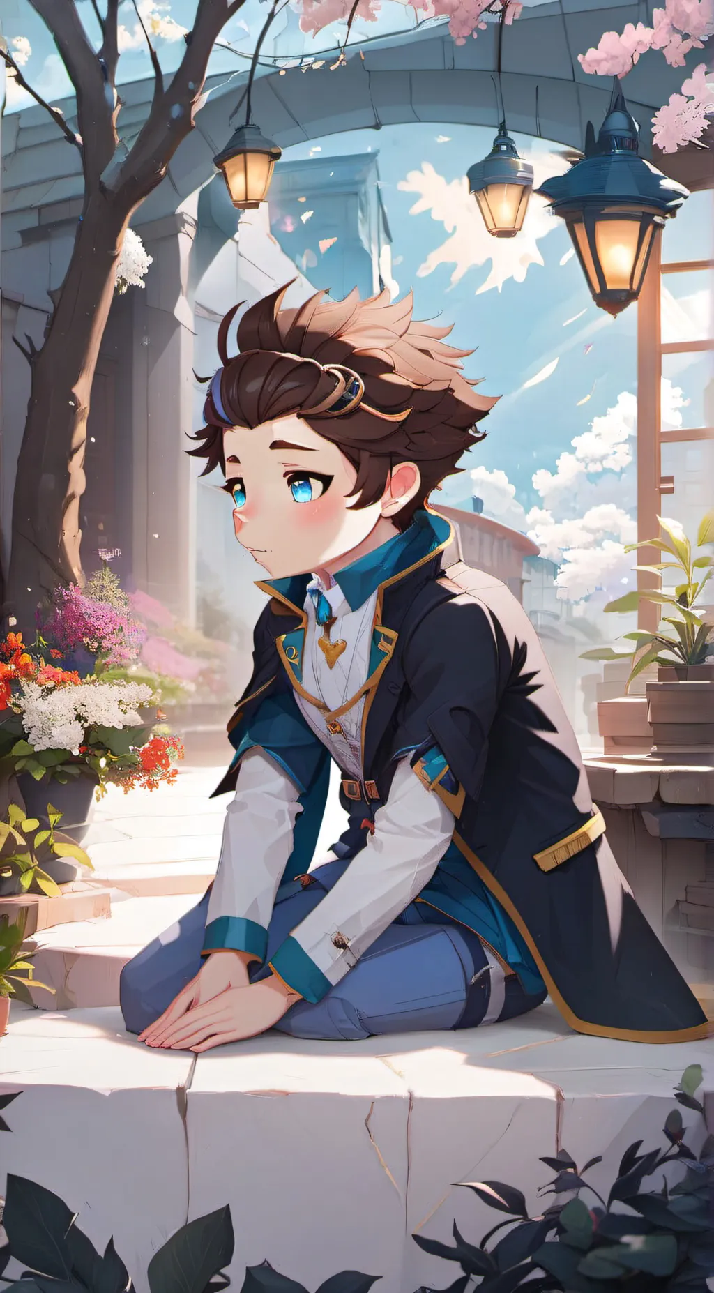 ai character: pierce  background