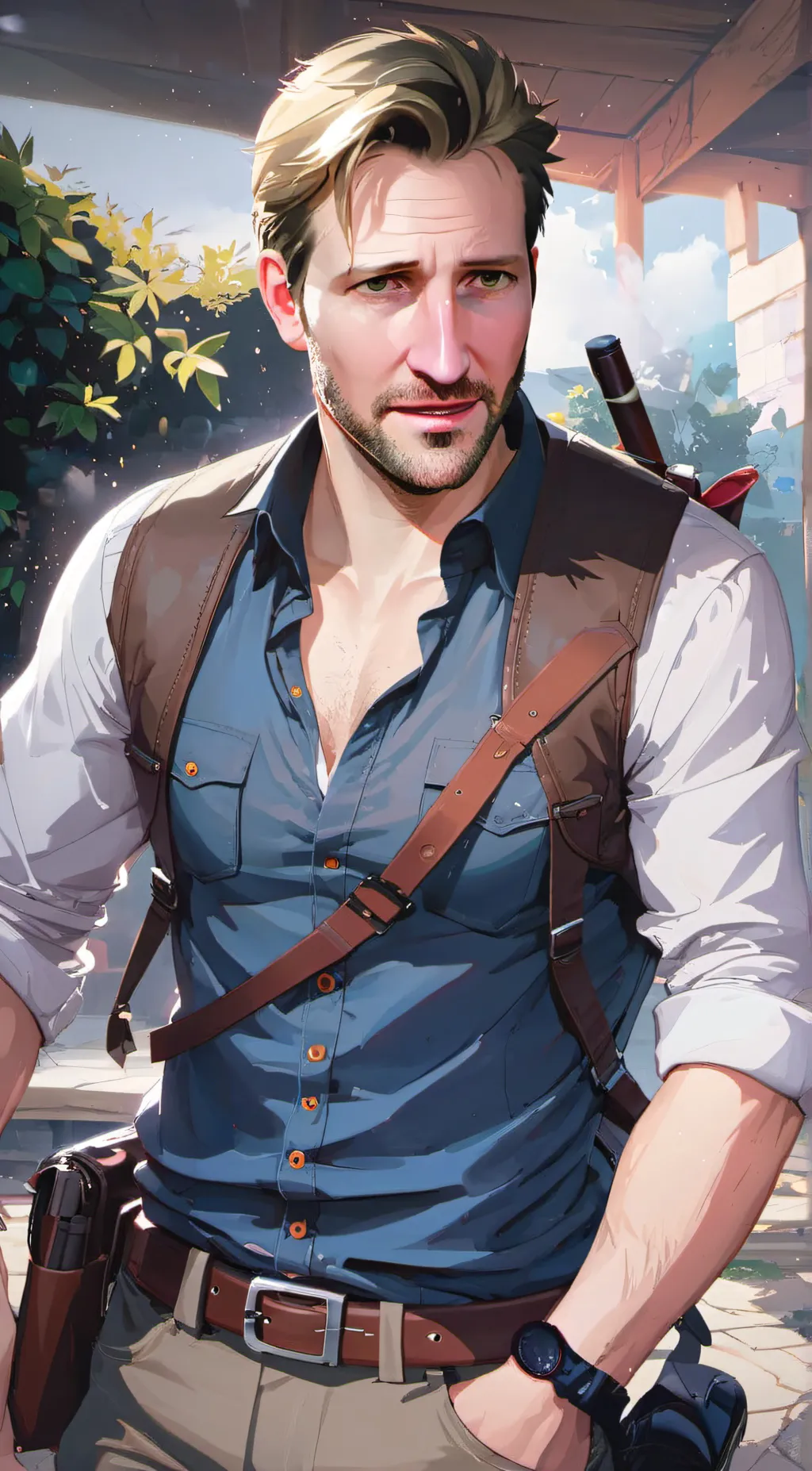 ai character: Caleb Swift background