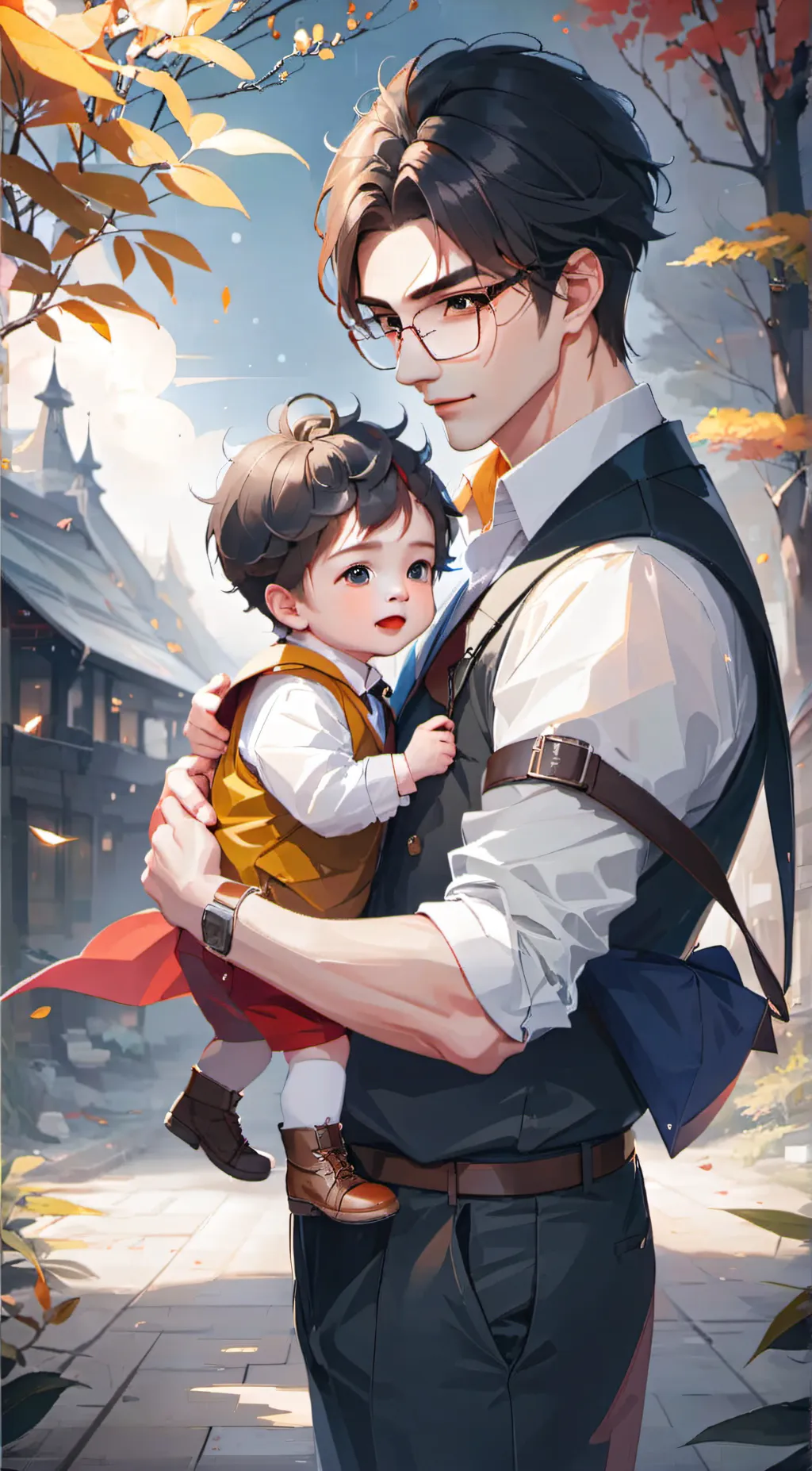 ai character: Sam and luca background