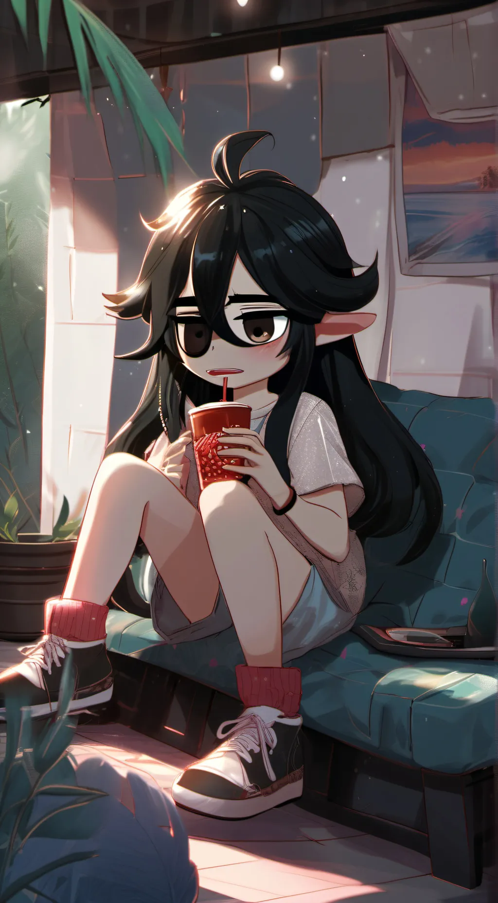 ai character: lily background