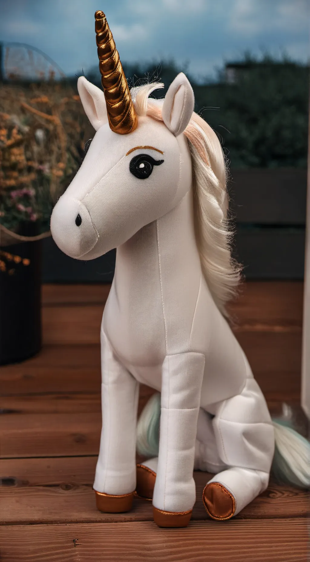 ai character: Crafty Corn background