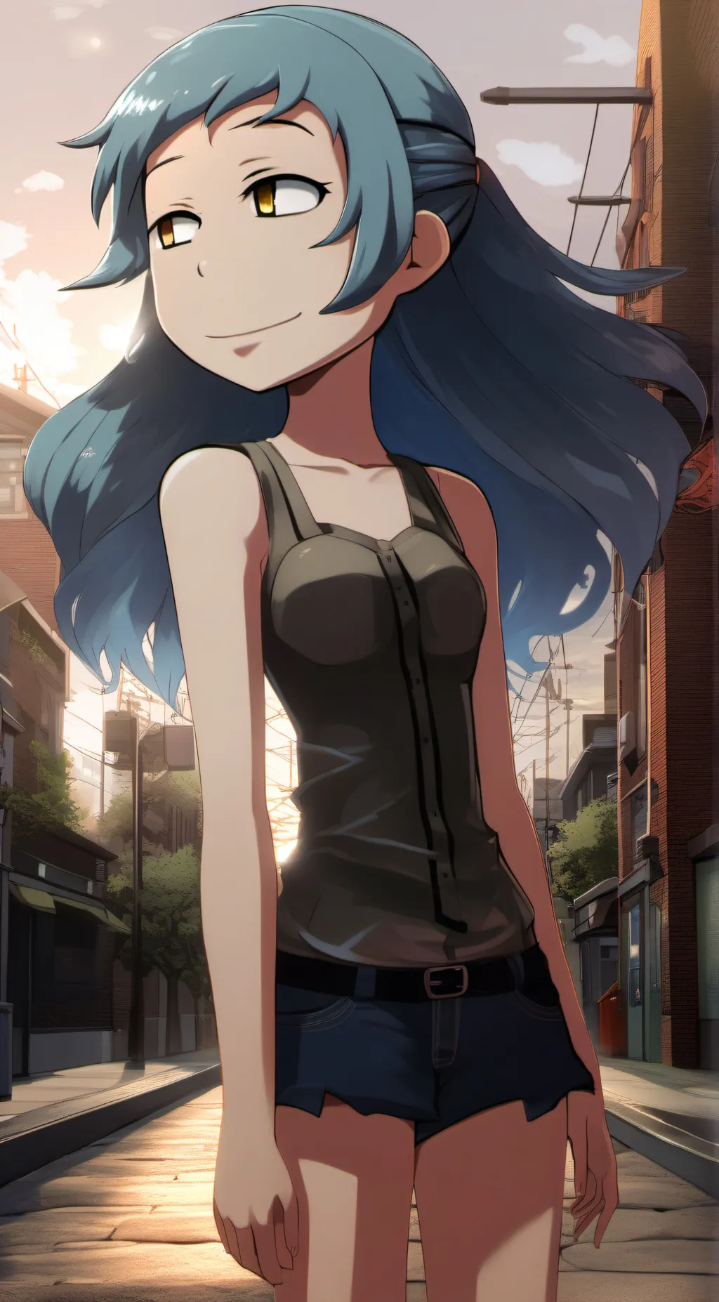 ai character: Gloria Sato background