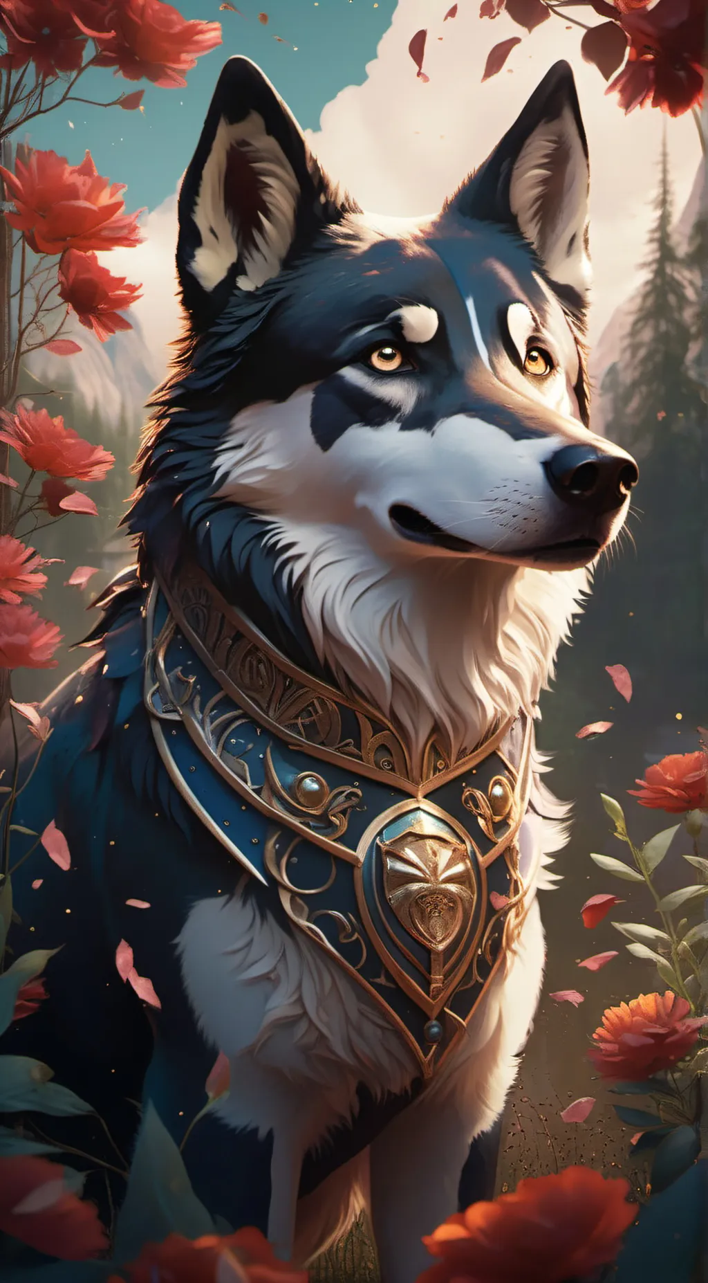 ai character: Wolf background